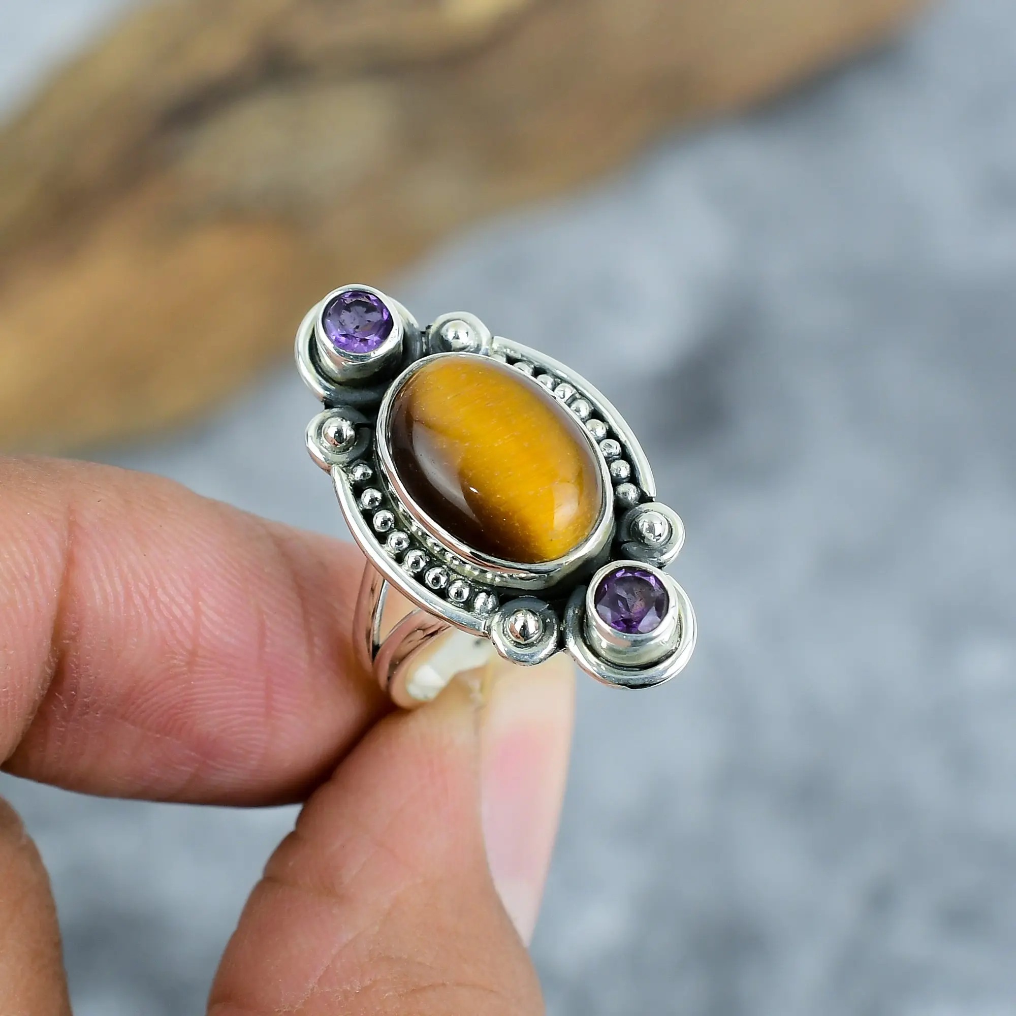 Tiger's Eye Ring