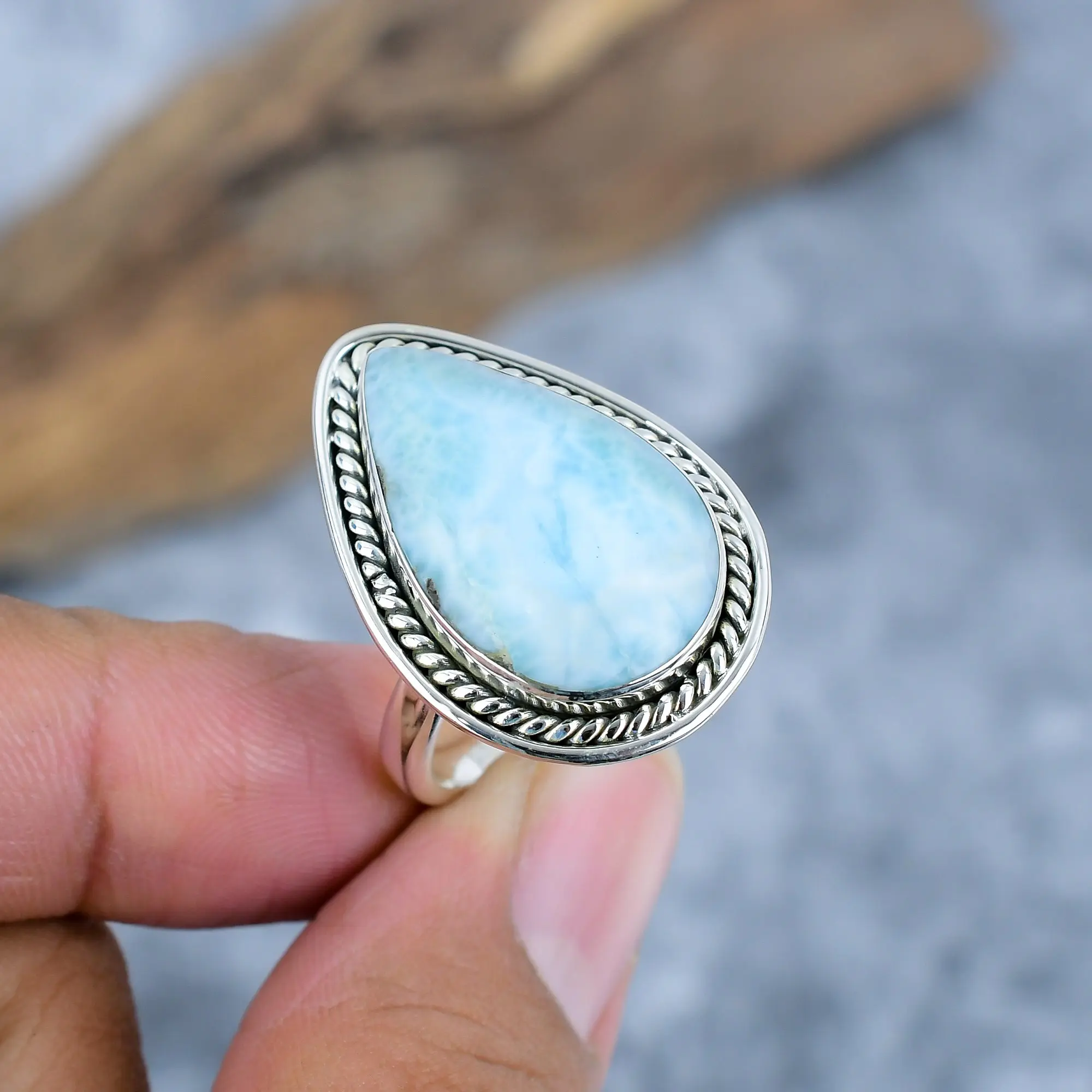 Larimar Ring