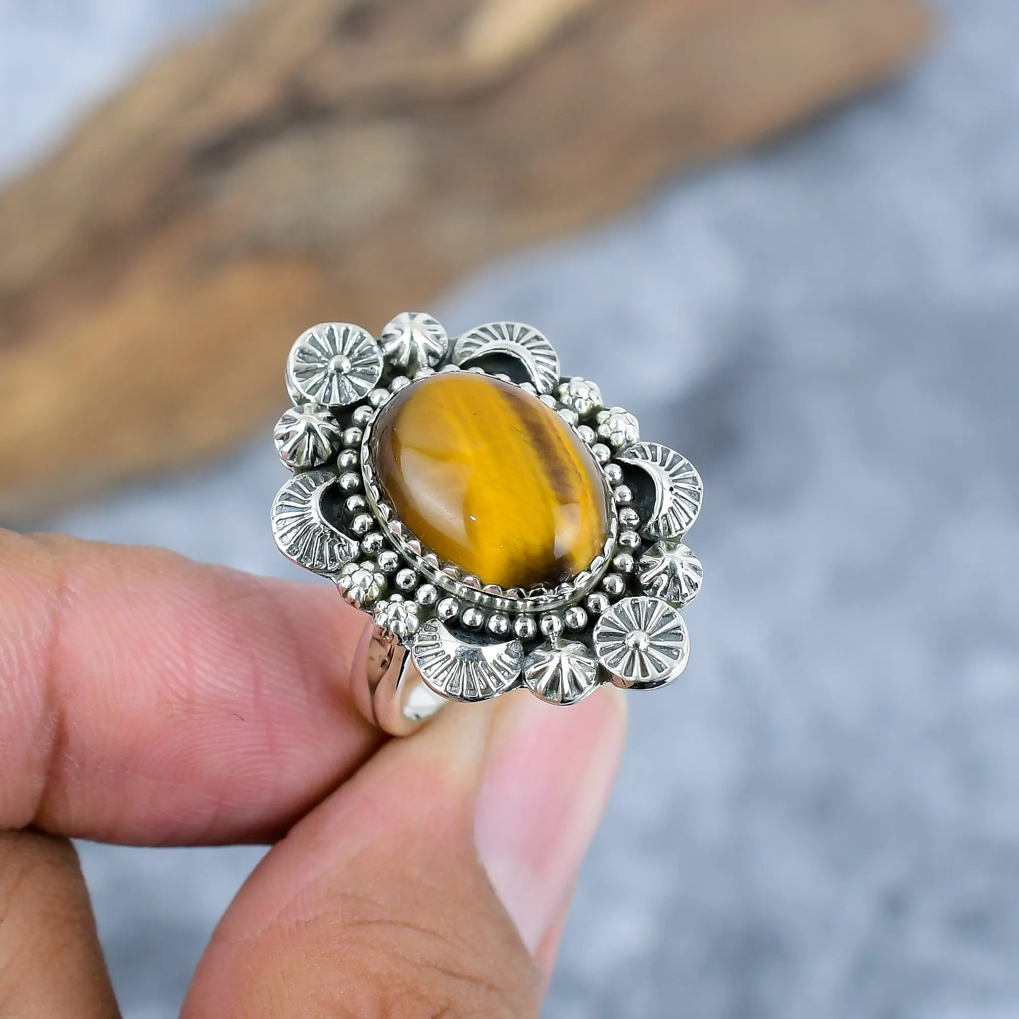 Tiger's Eye Ring