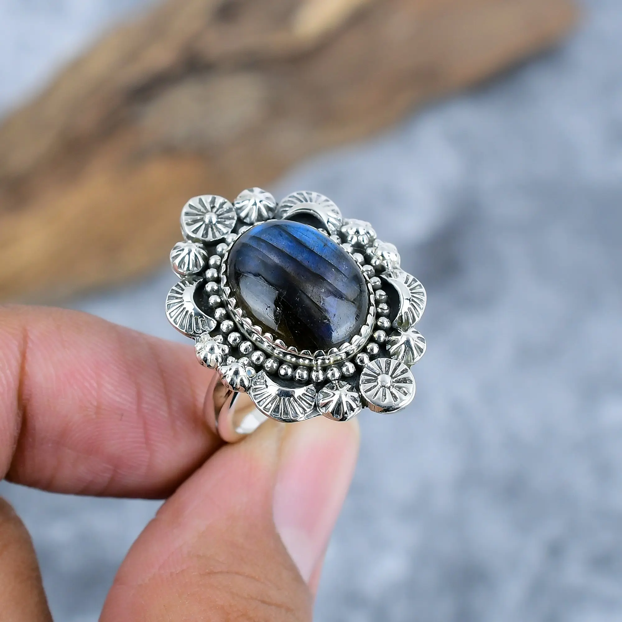 Labradorite Ring