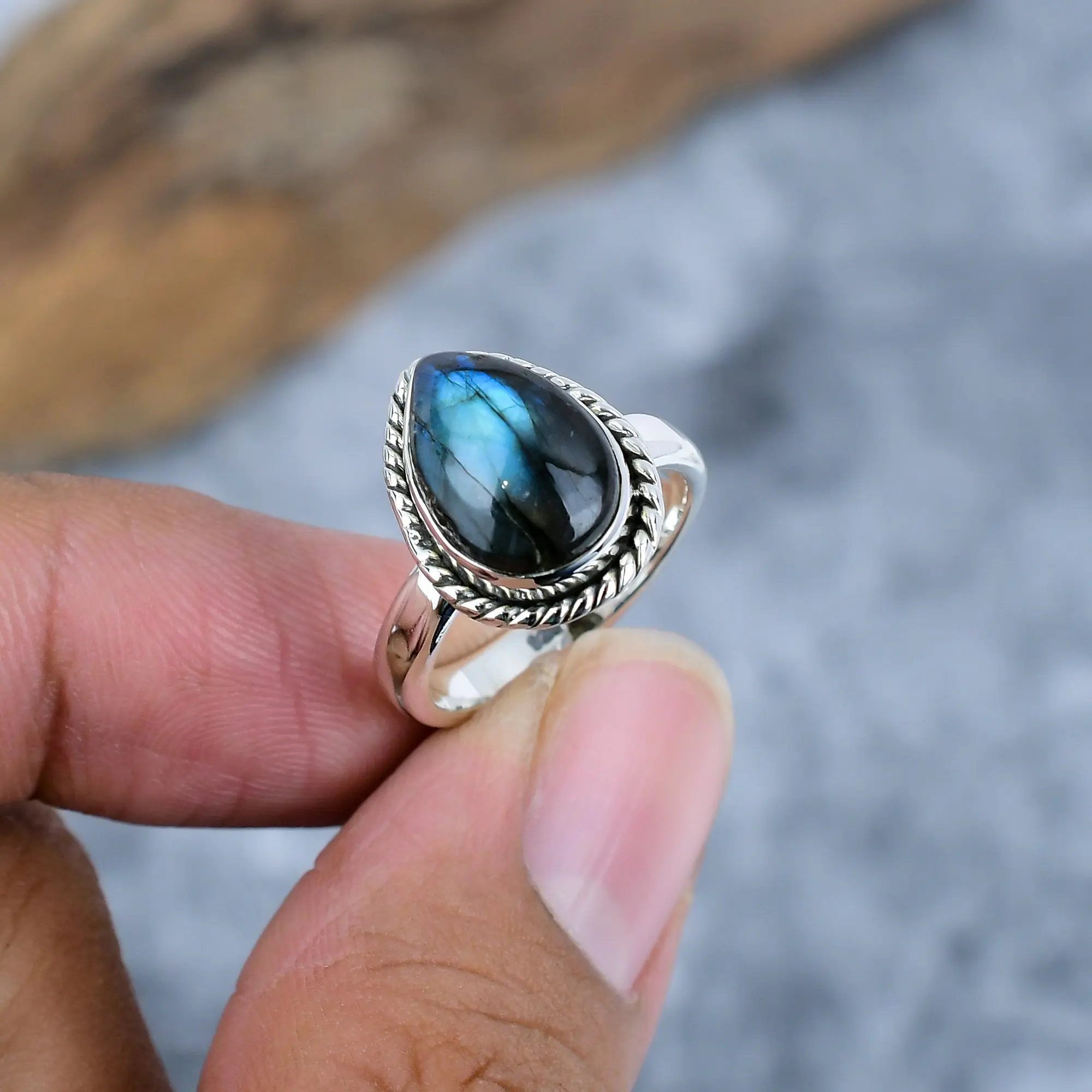 Labradorite Ring