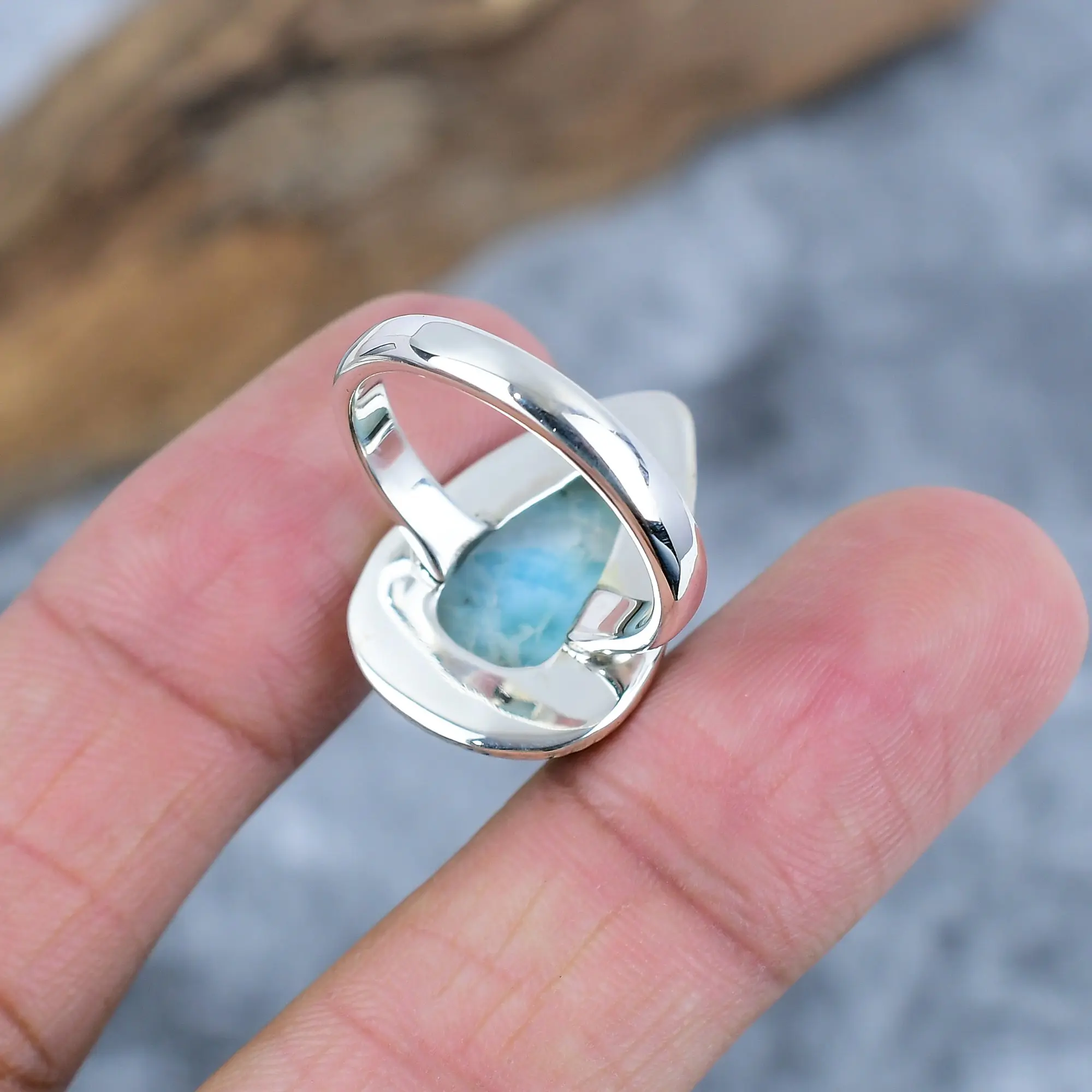 Natural Lemon Quartz Statement Ring in 925 Sterling Silver