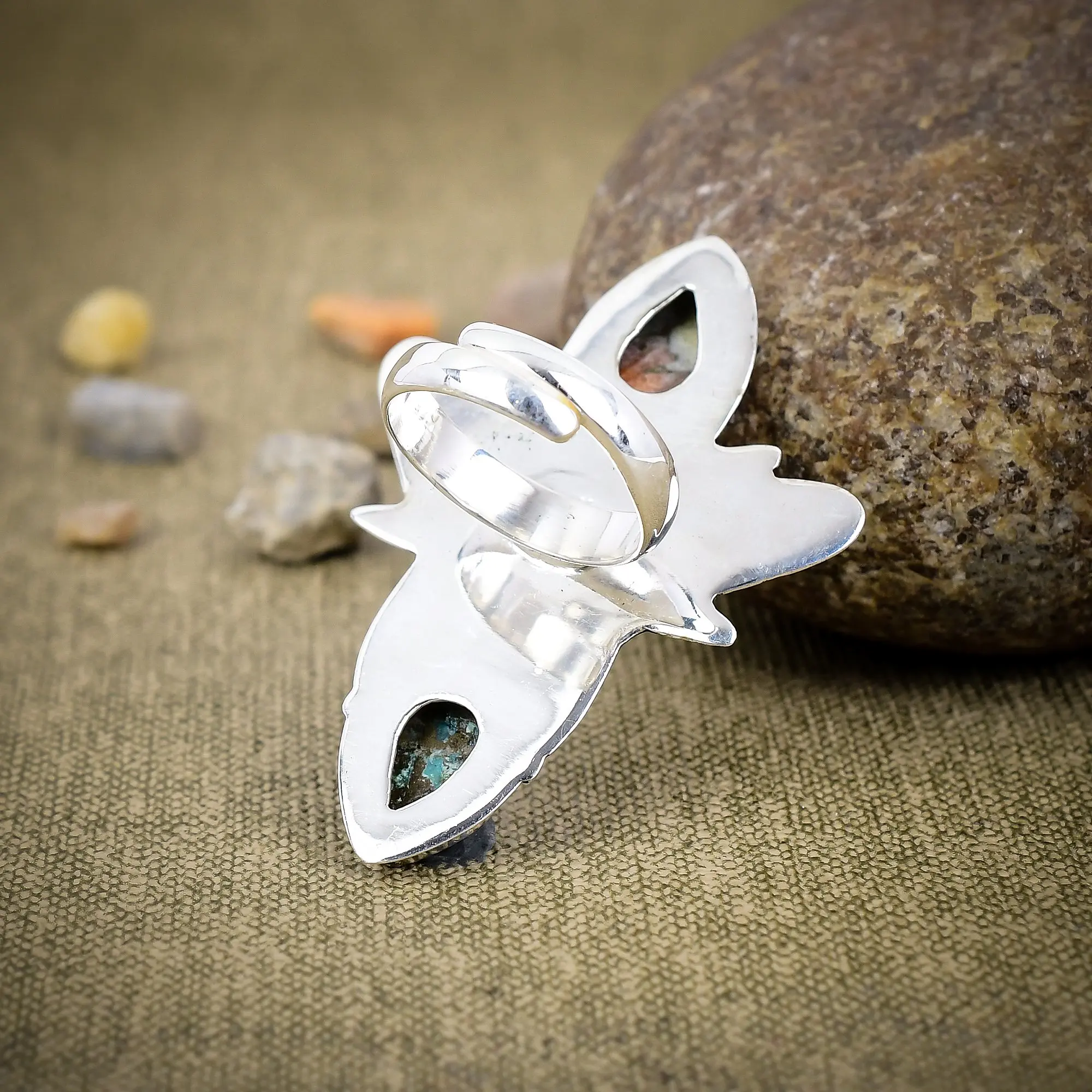 Spiny Oyster Turquoise Ring