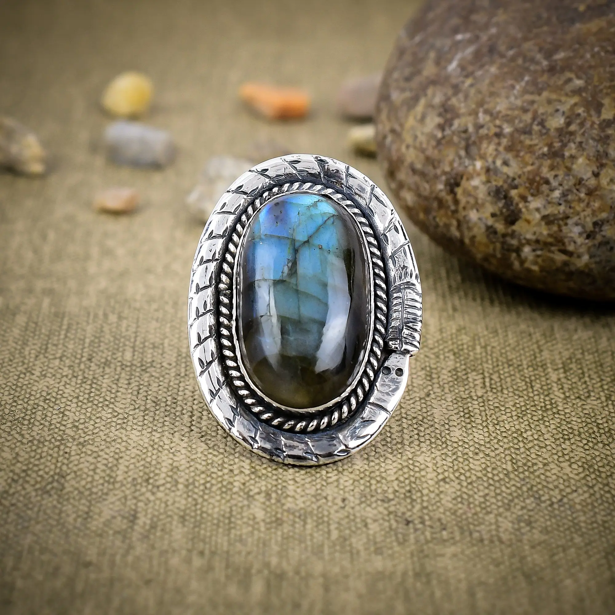 Labradorite Ring