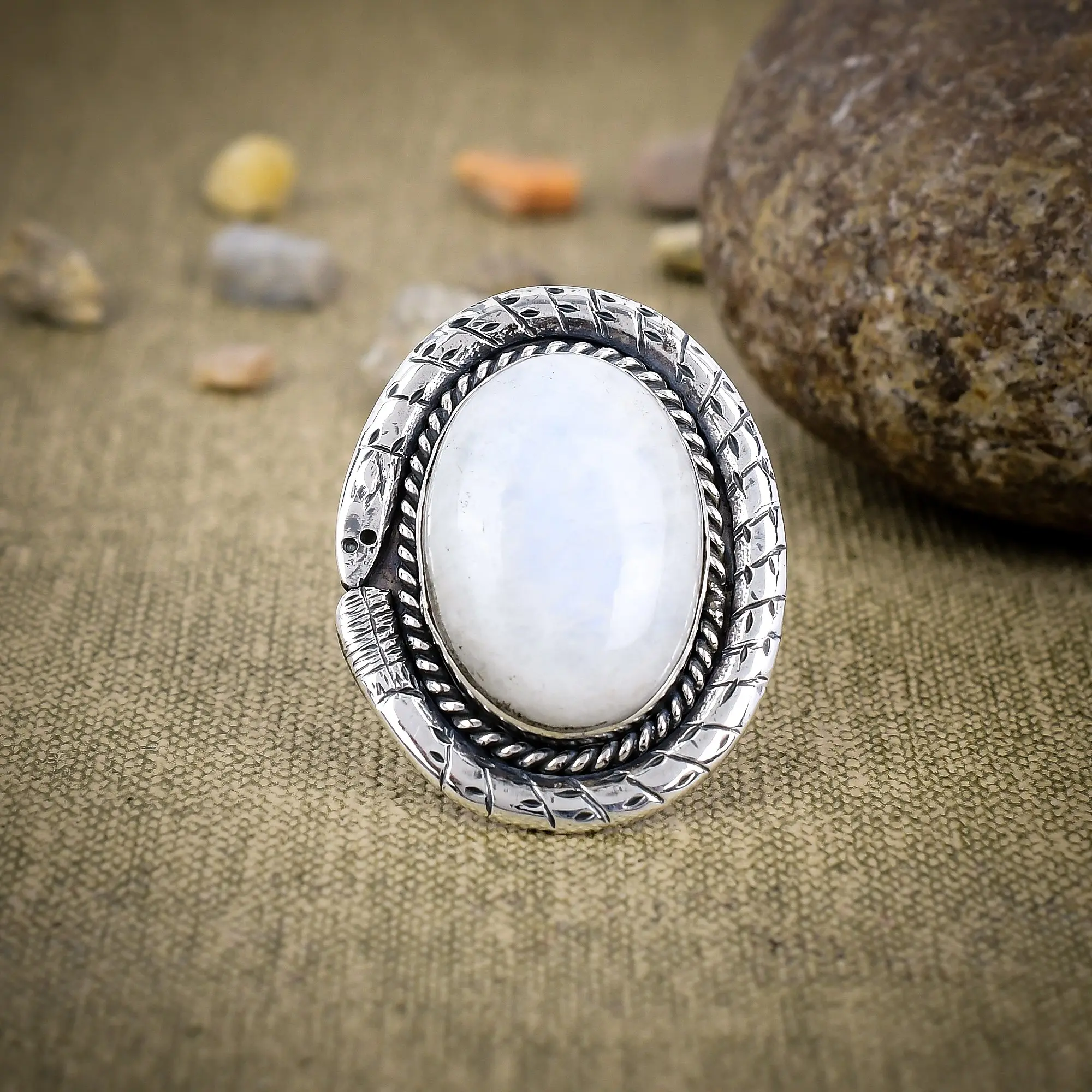 Moonstone Ring