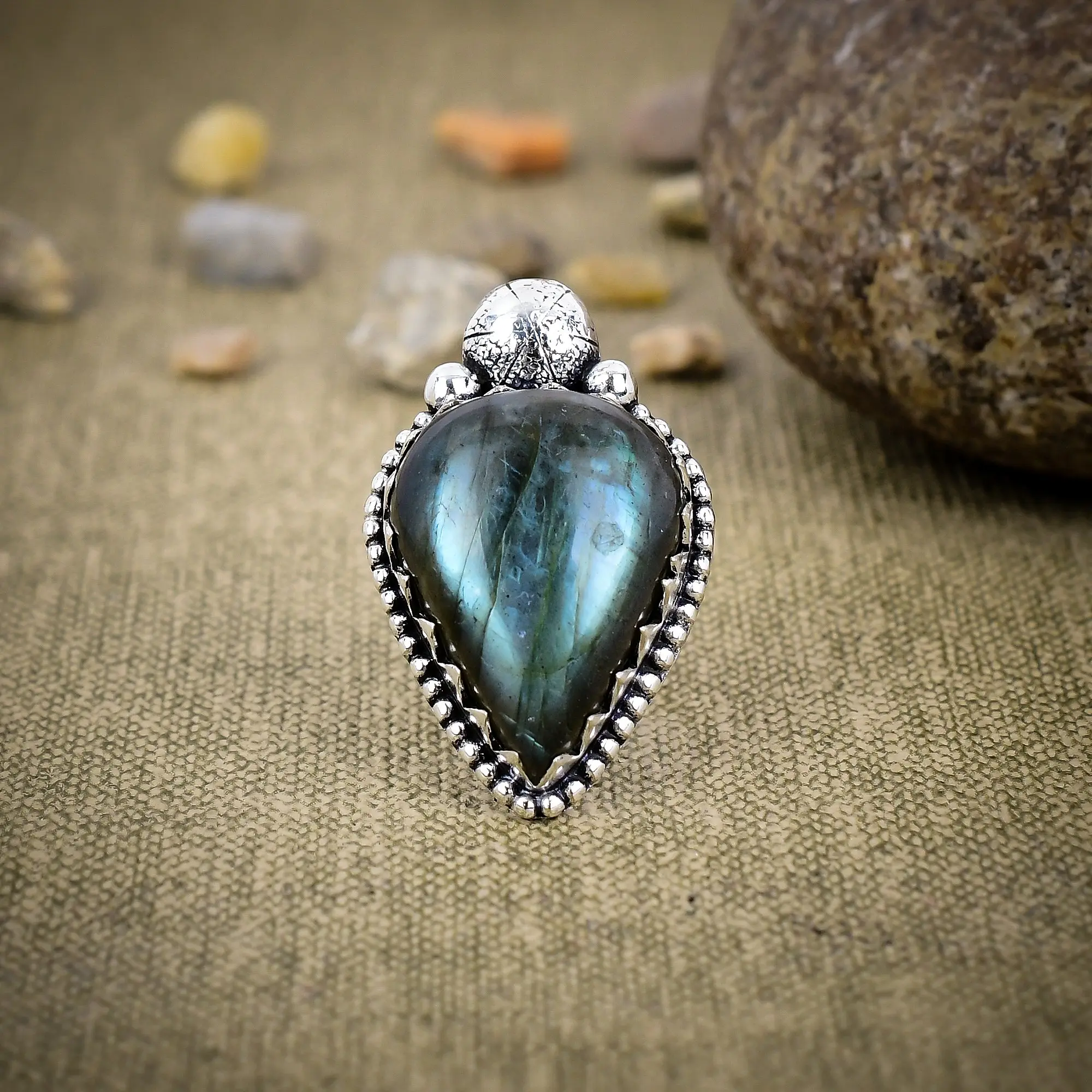 Labradorite Ring