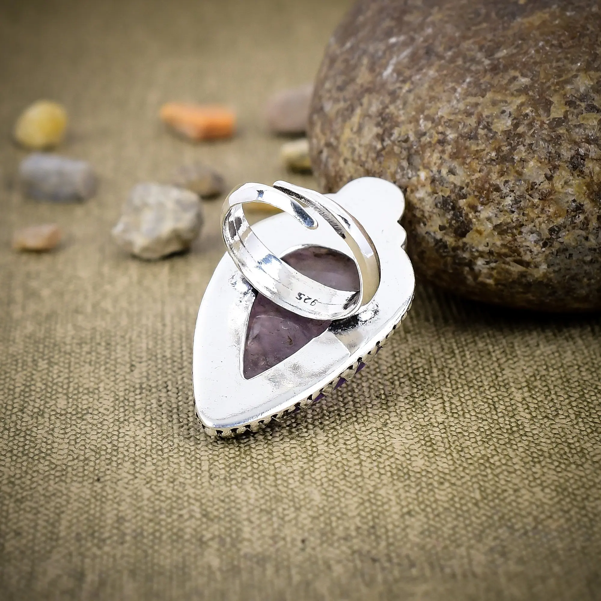 Sage Amethyst Ring
