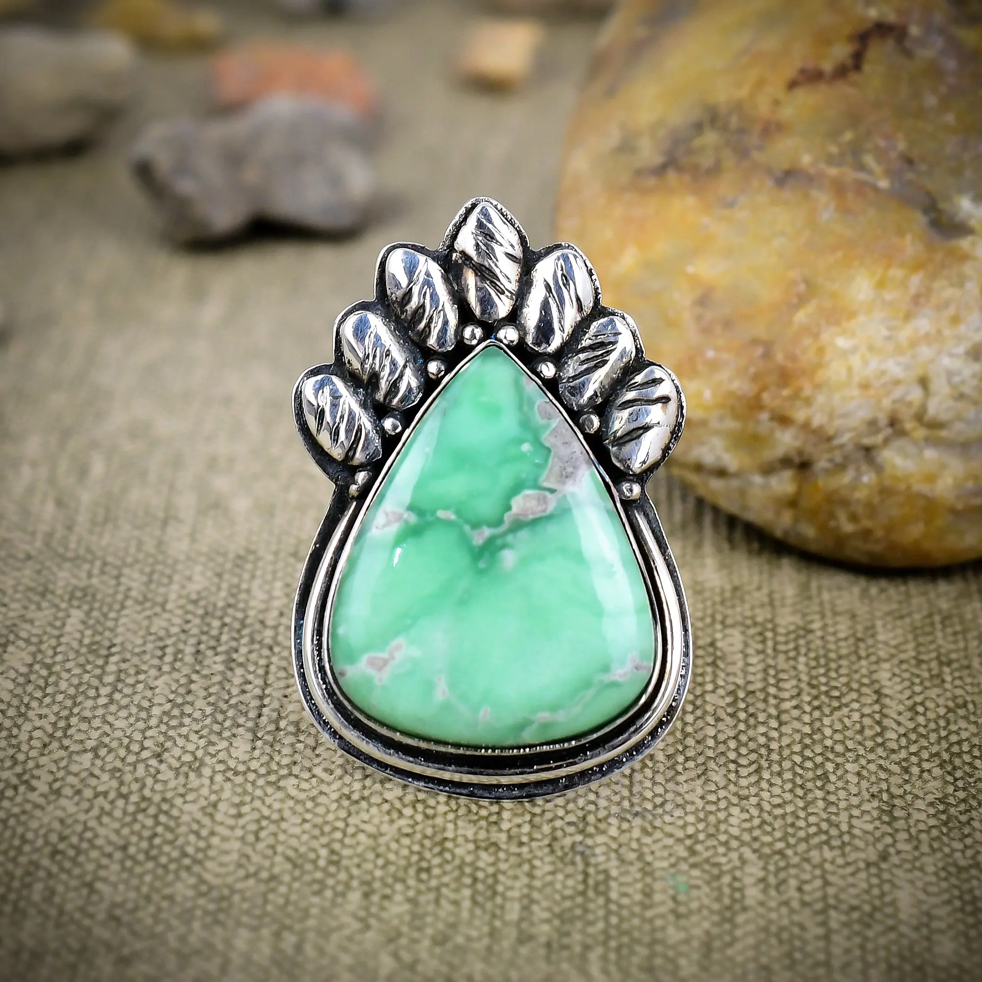 Chrysoprase Ring