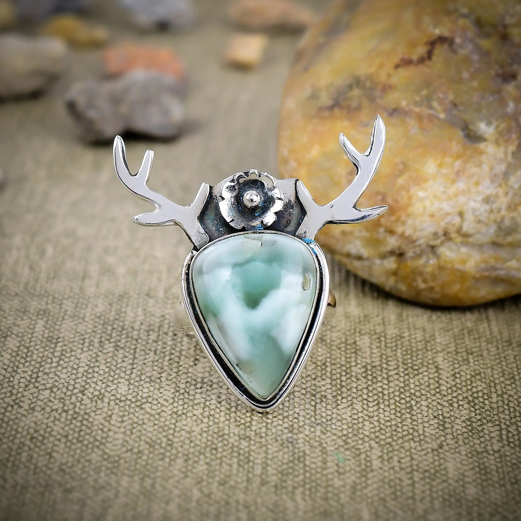 Larimar Ring