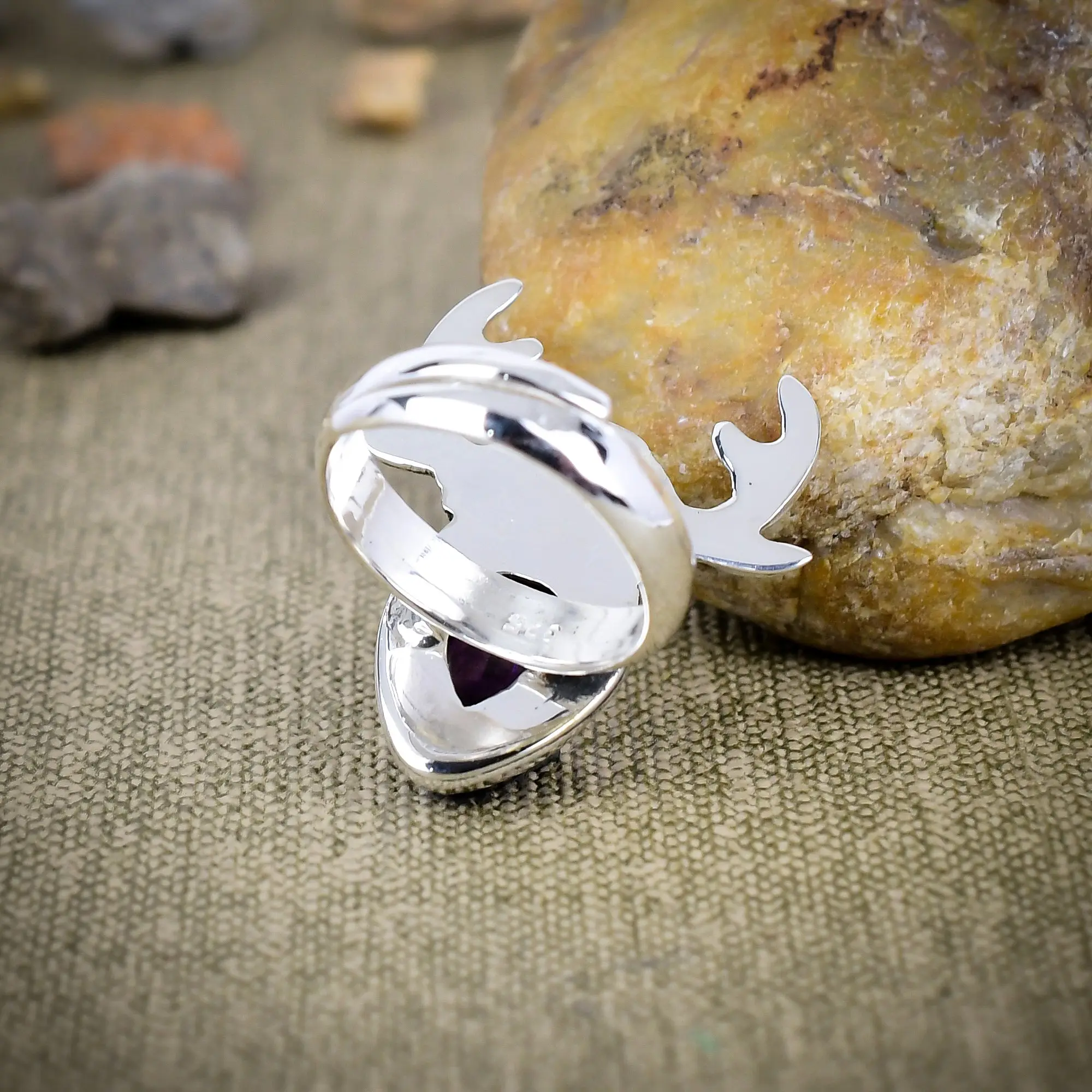 Sage Amethyst Ring