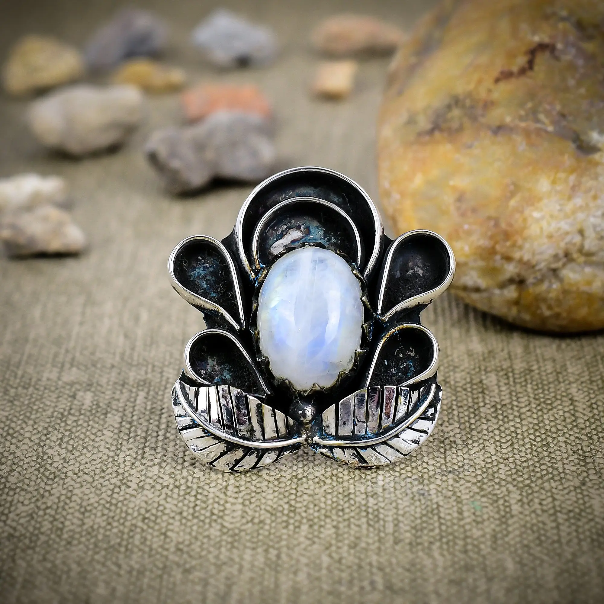 Moonstone Ring