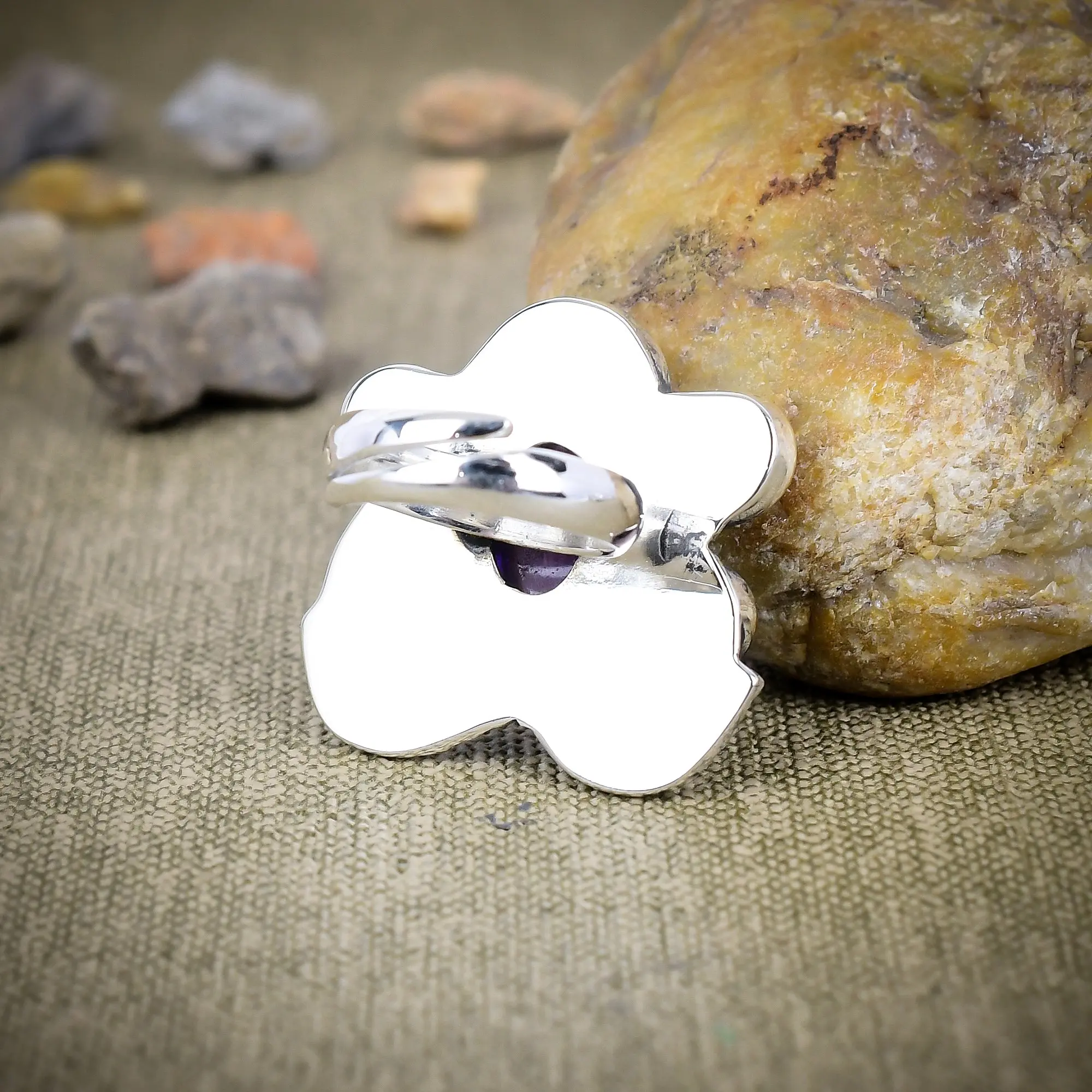 Sage Amethyst Ring