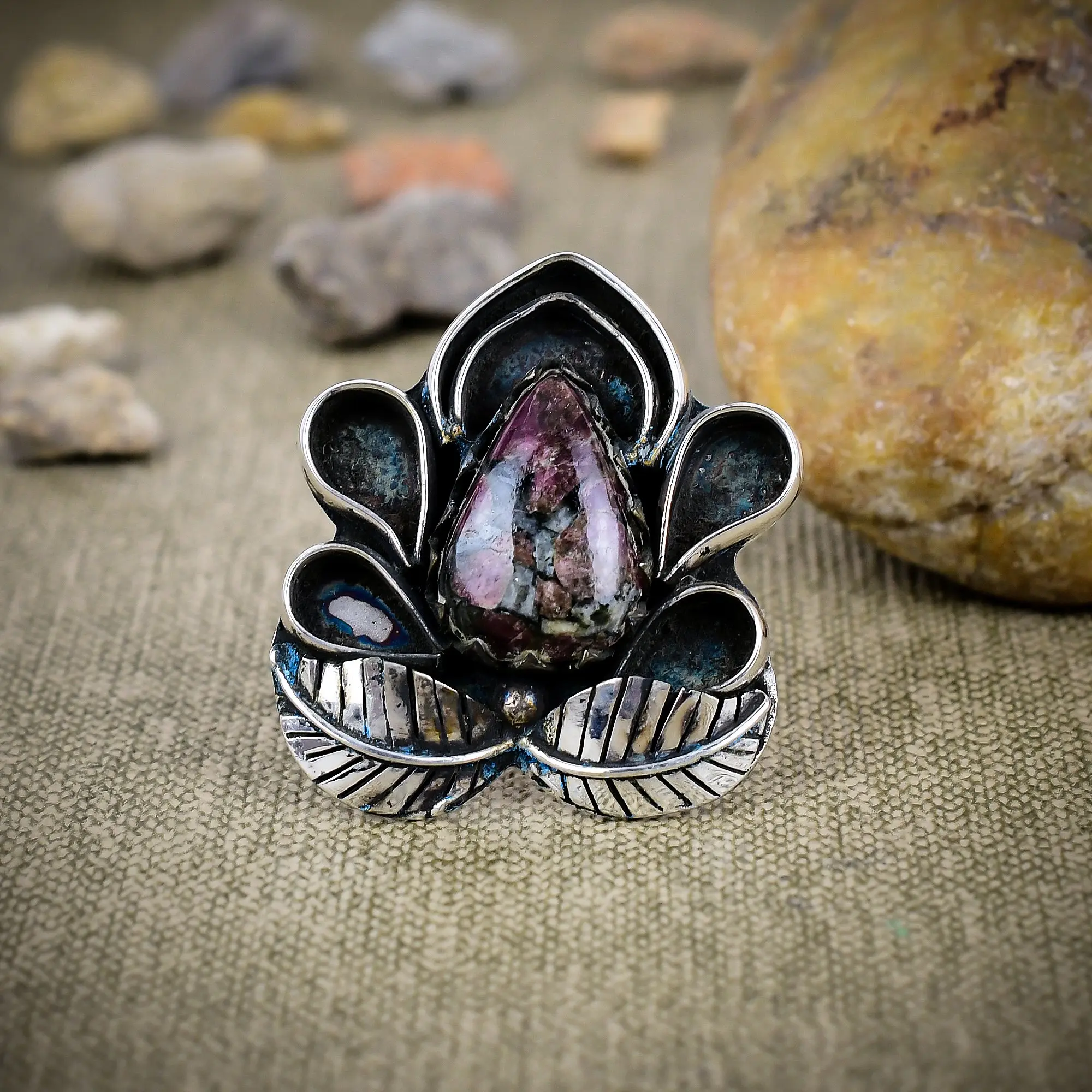 Eudialyte Ring