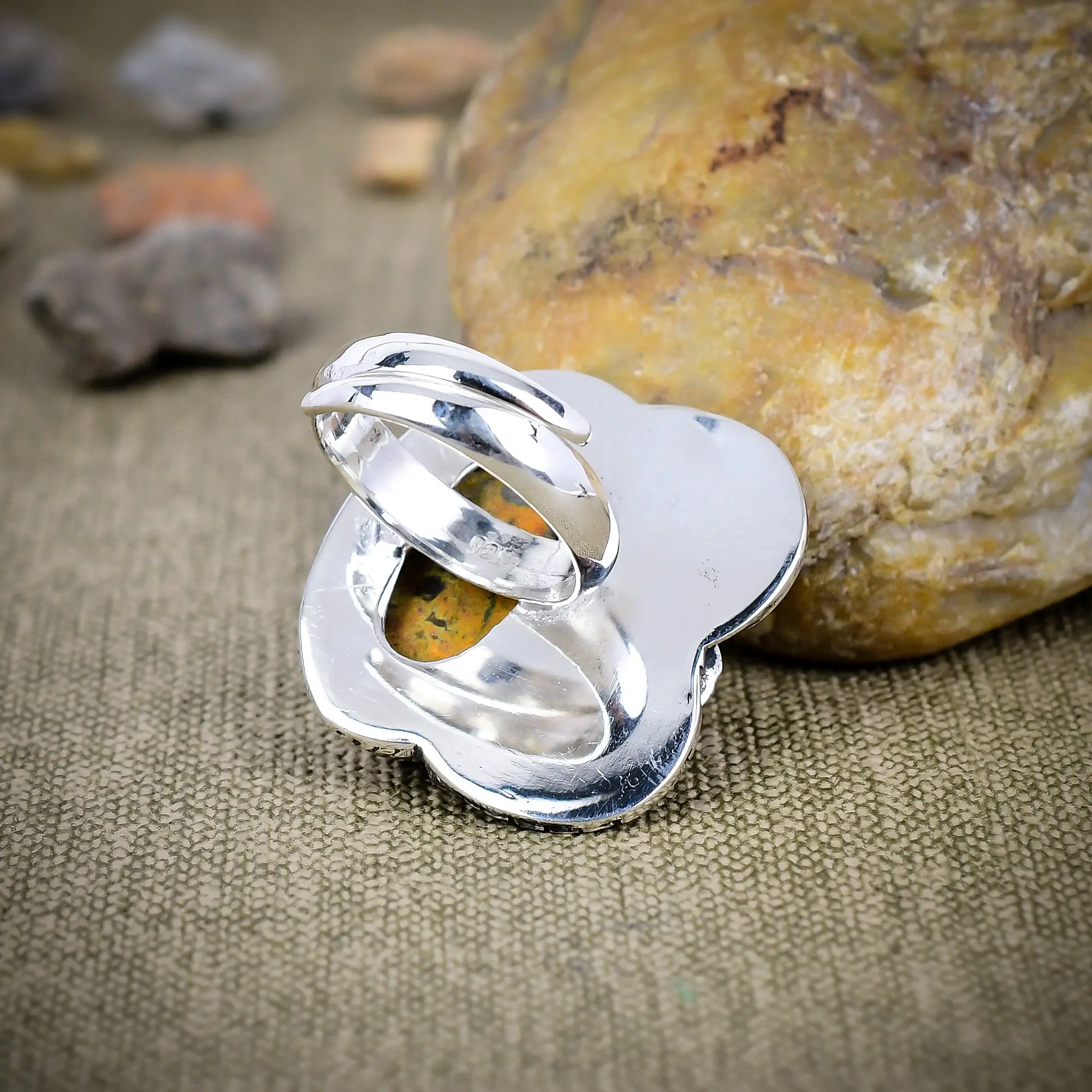 Bumblebee Jasper Ring