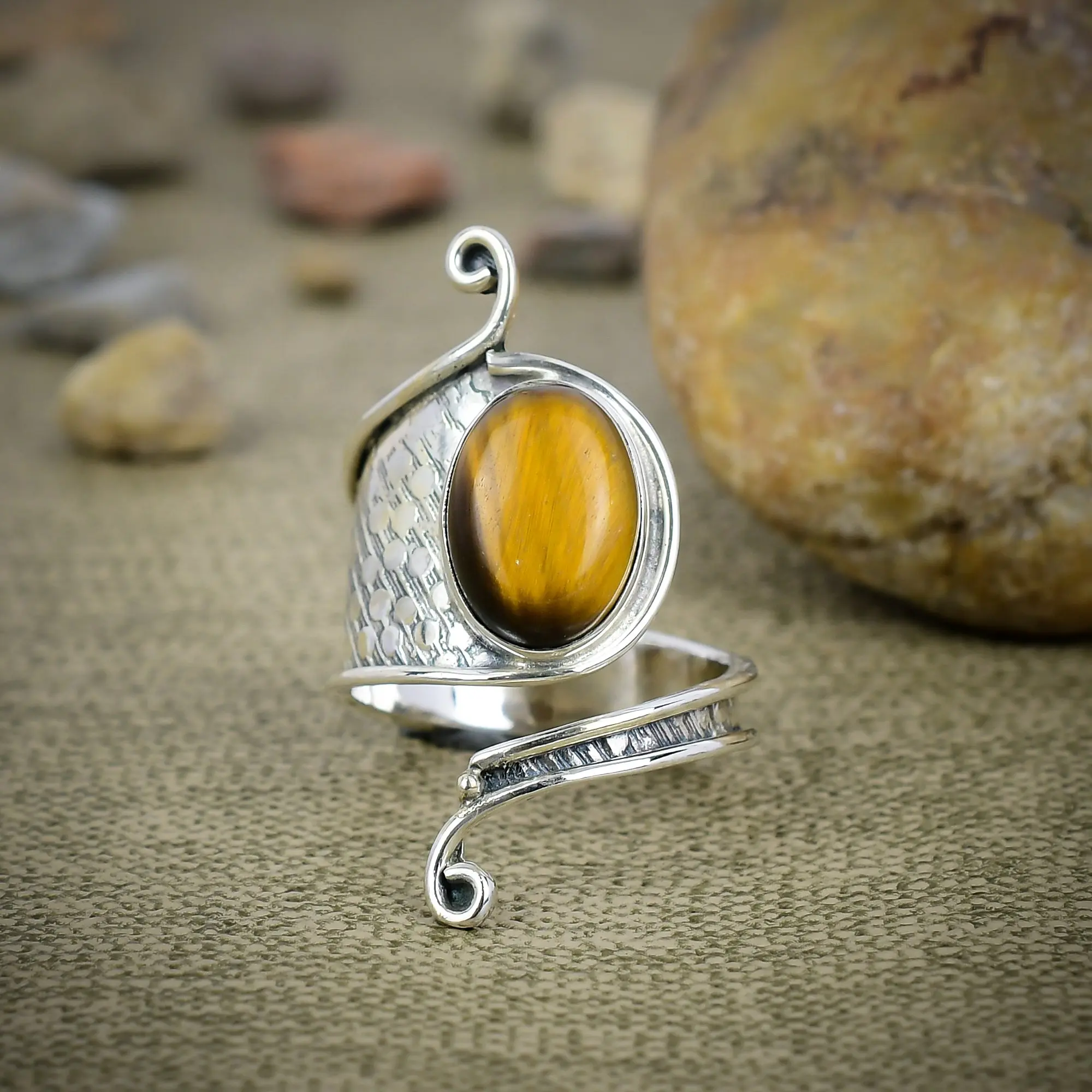 Tiger Eye Ring