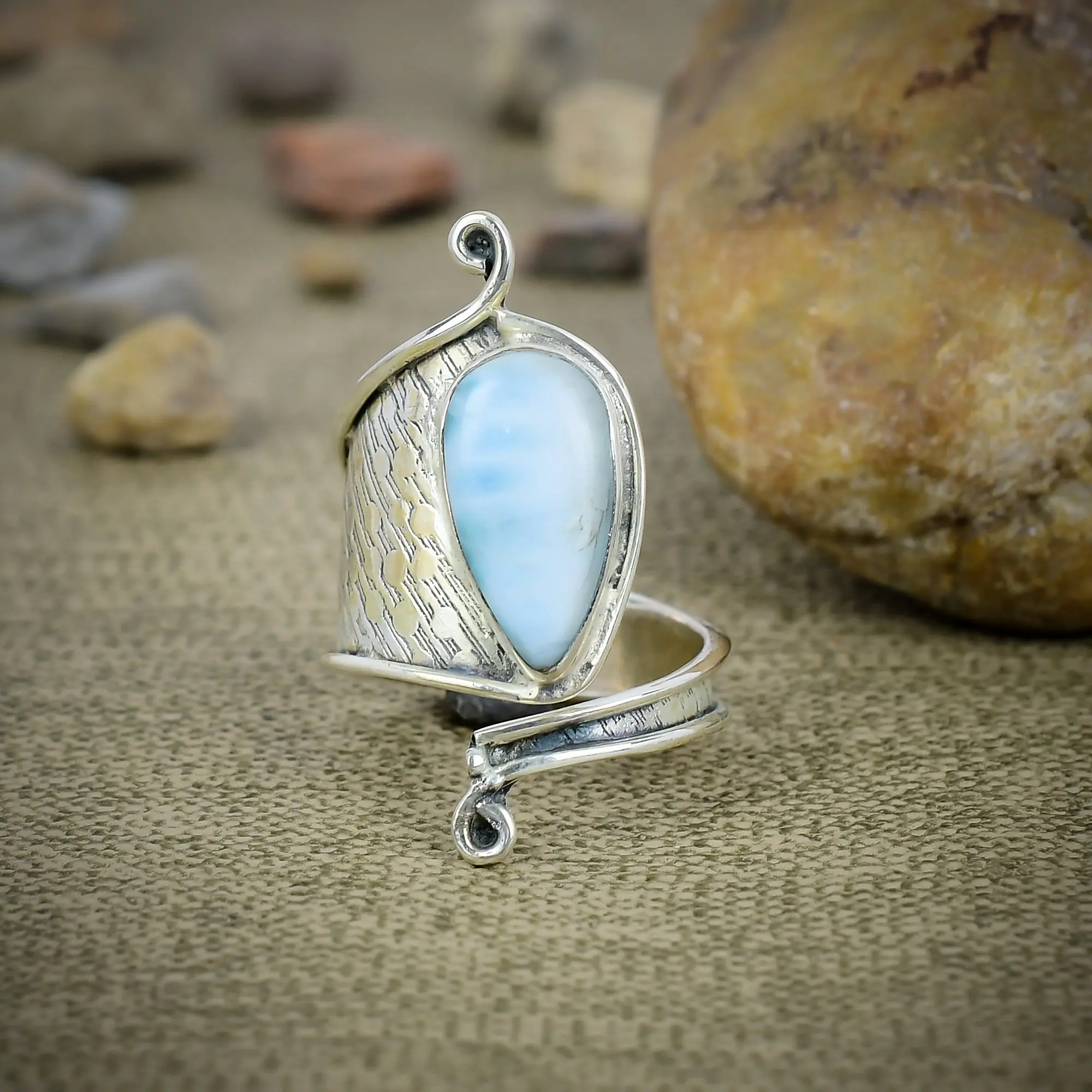 Larimar Ring