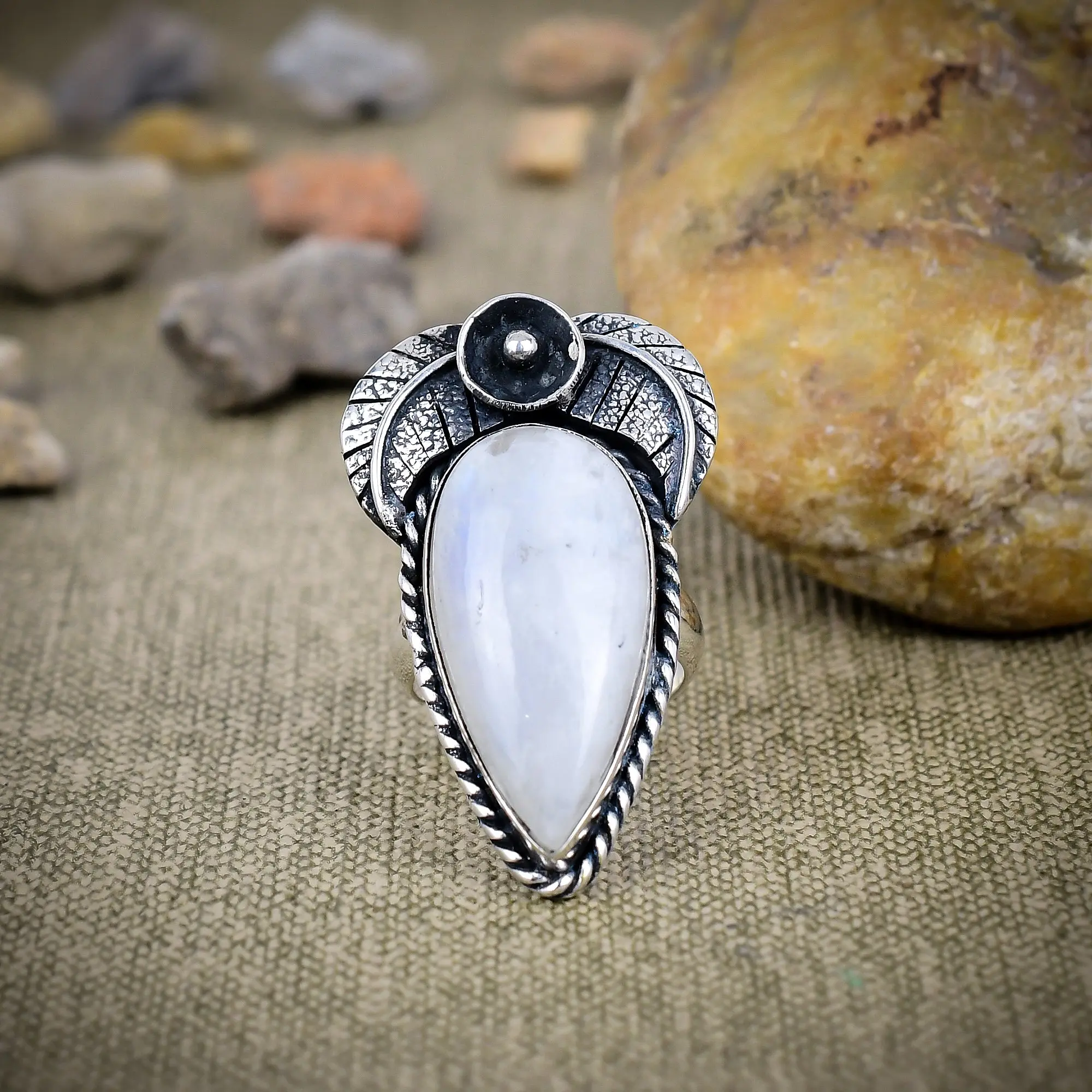 Moonstone Ring