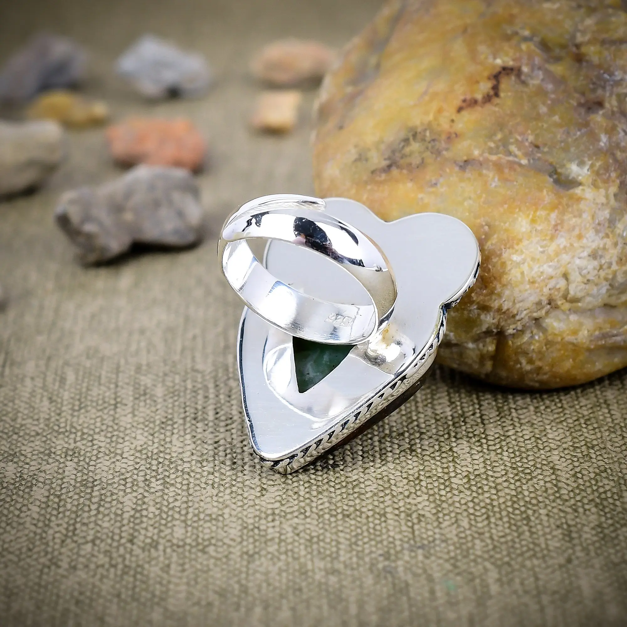 Green Opal Ring