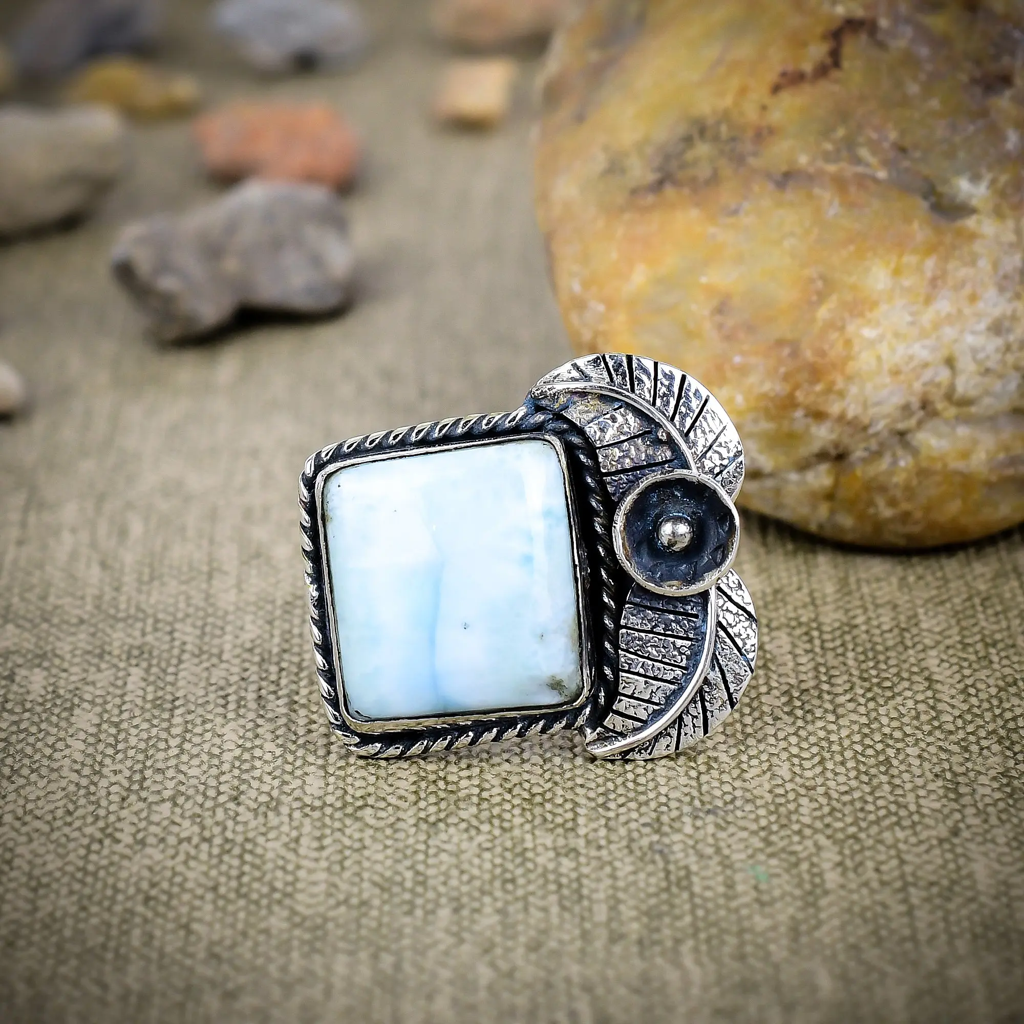 Larimar Ring