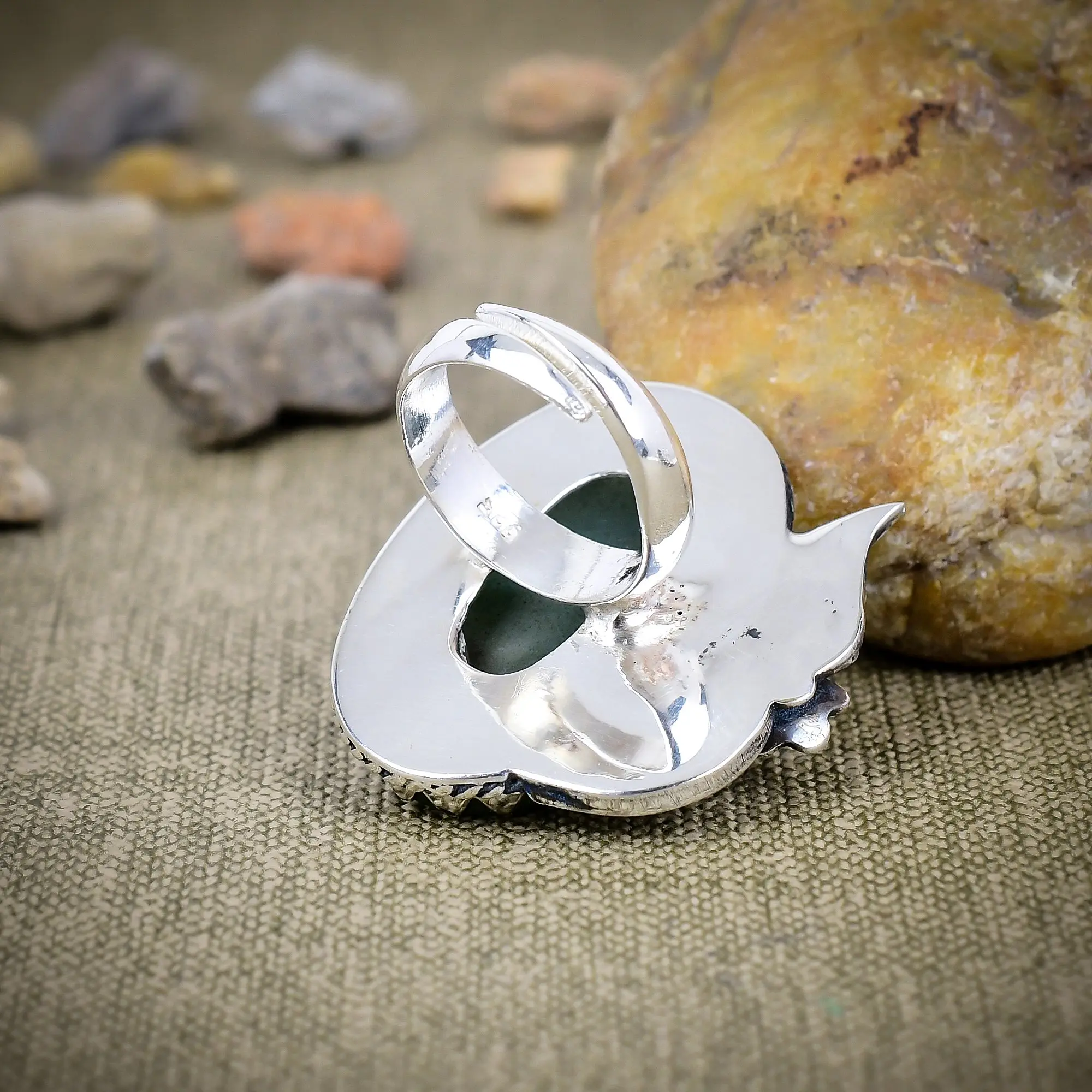 Green Opal Ring