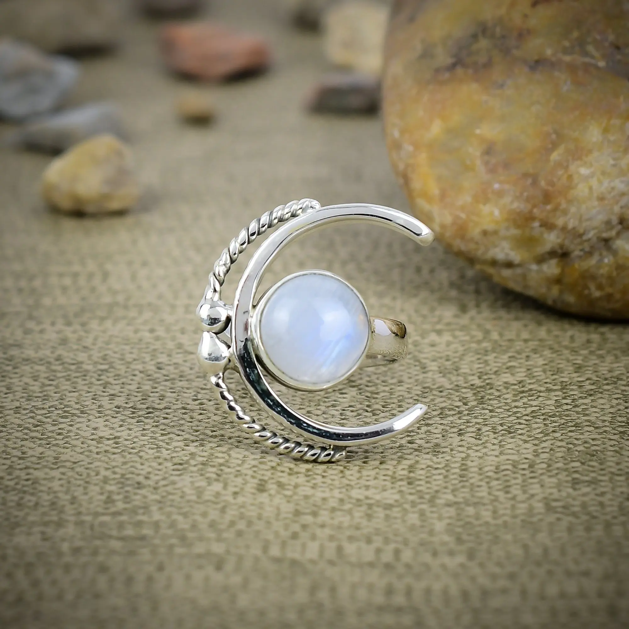 Moonstone Ring