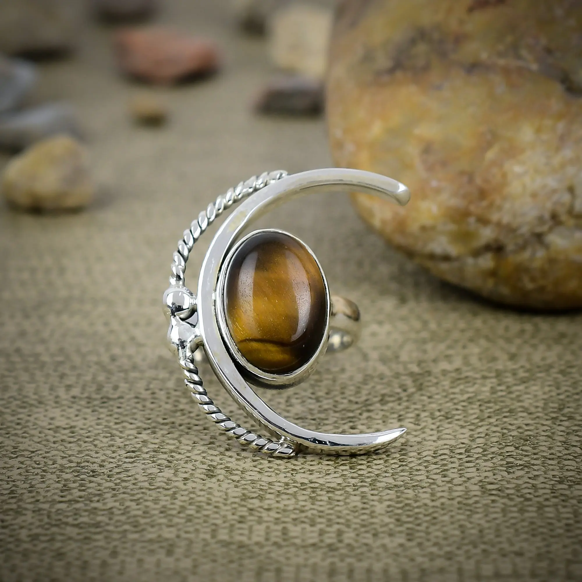 Tiger's Eye Ring