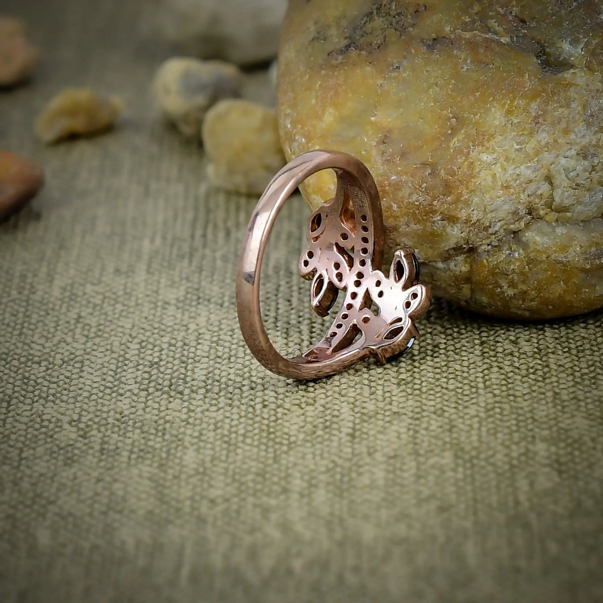 Black Spinel Ring