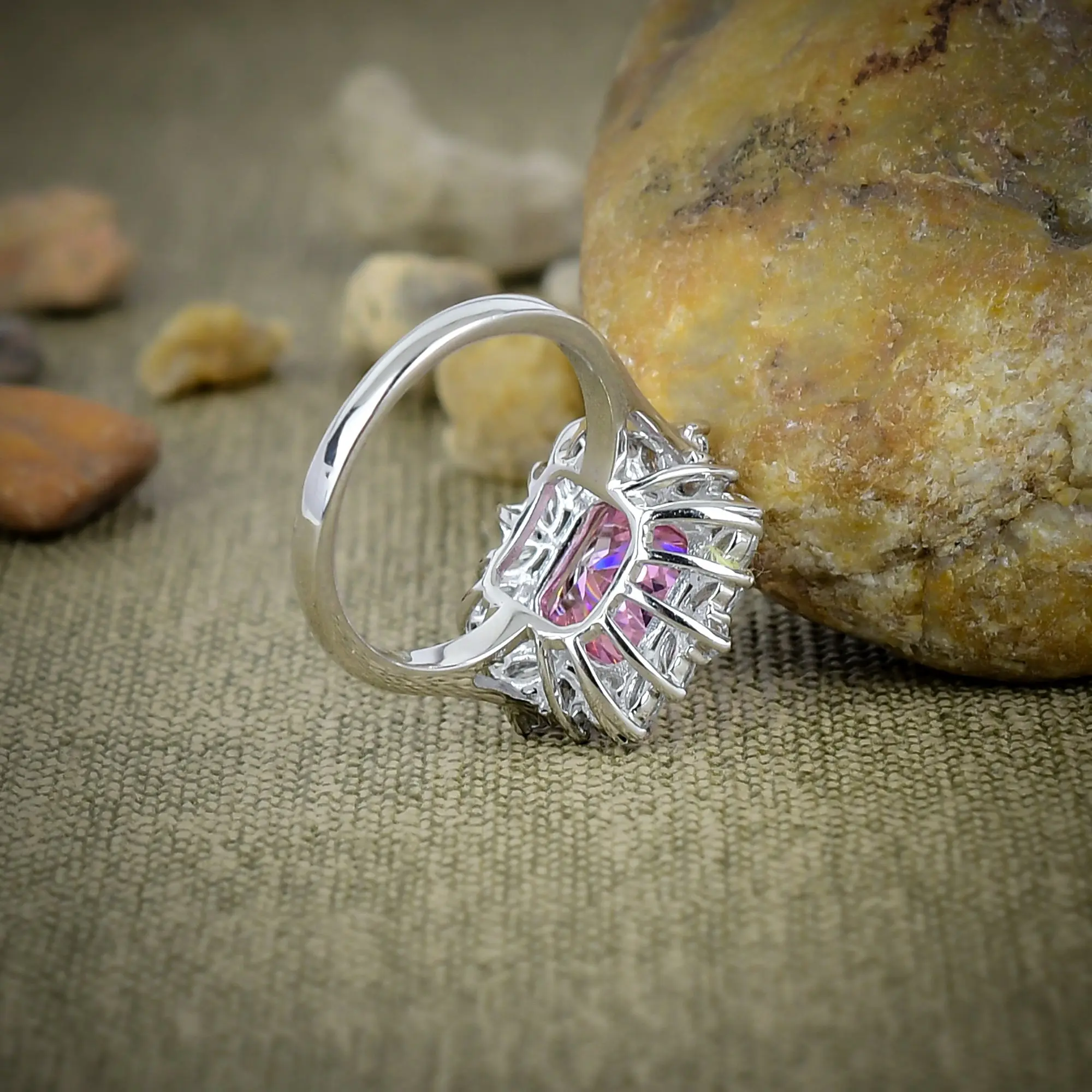 Pink Kunzite Ring