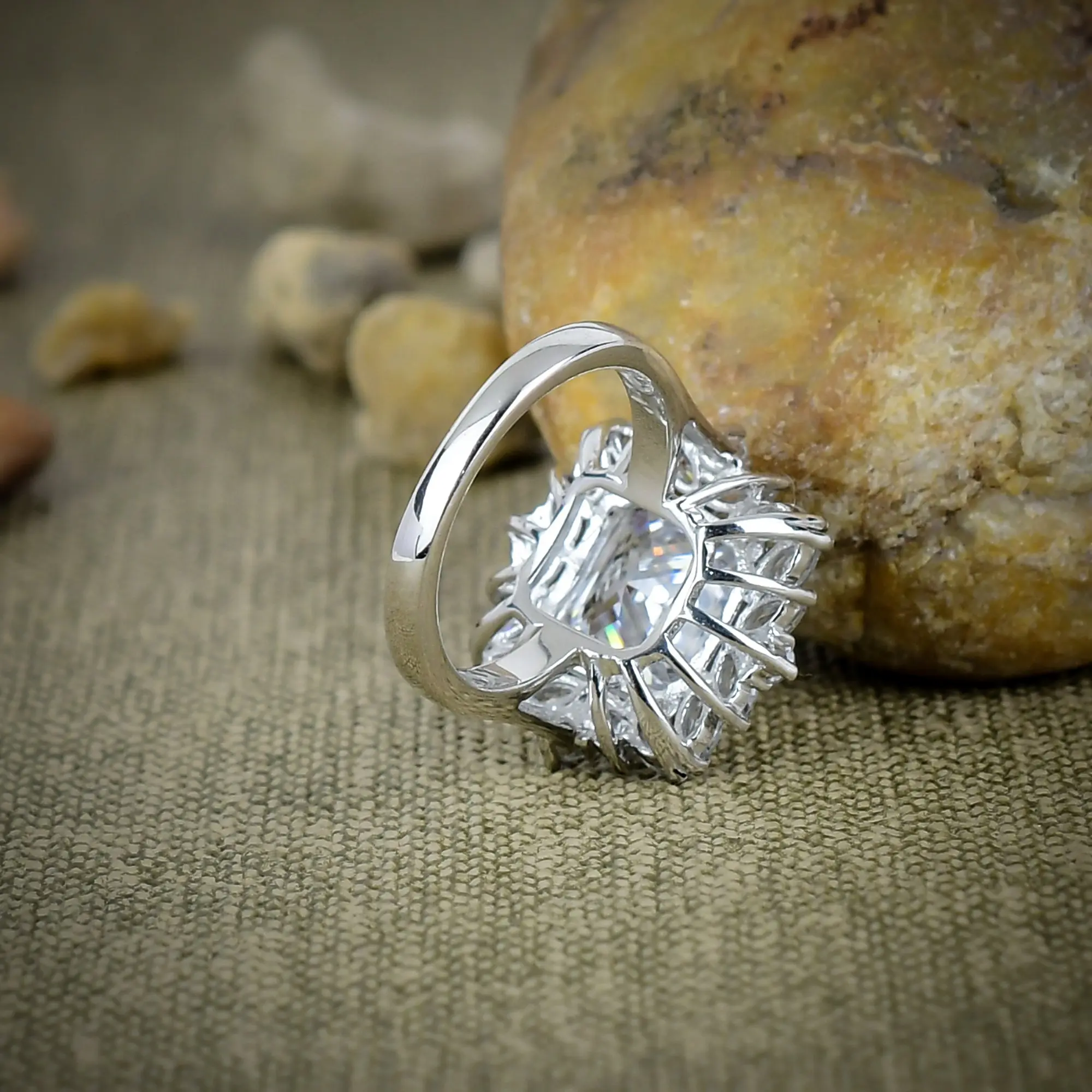 White Topaz Ring