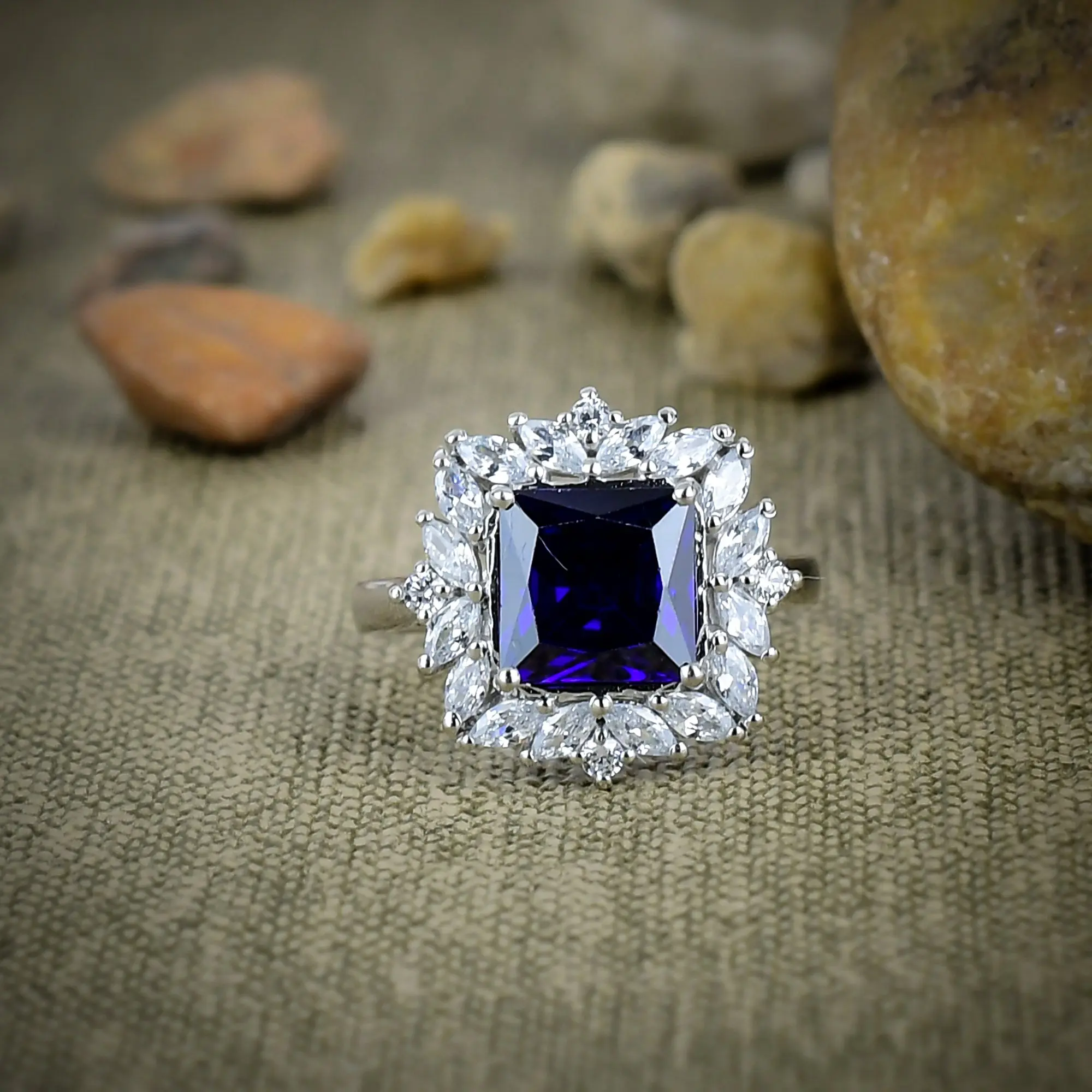 Blue Topaz Ring