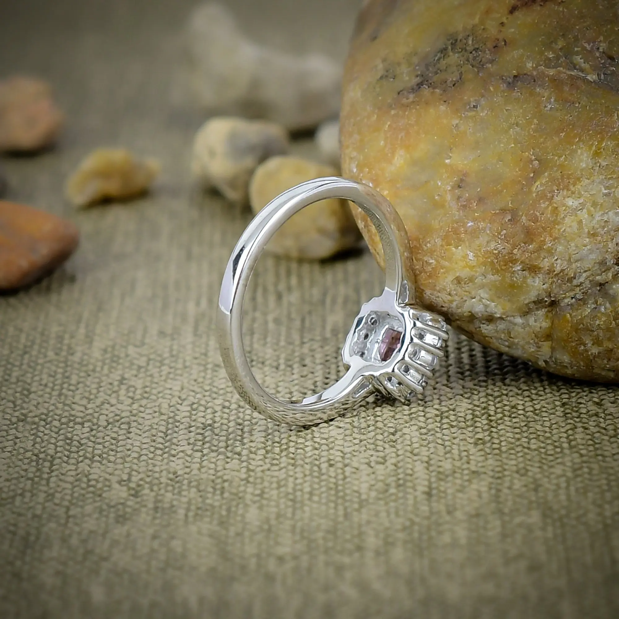 Pink Kunzite Ring