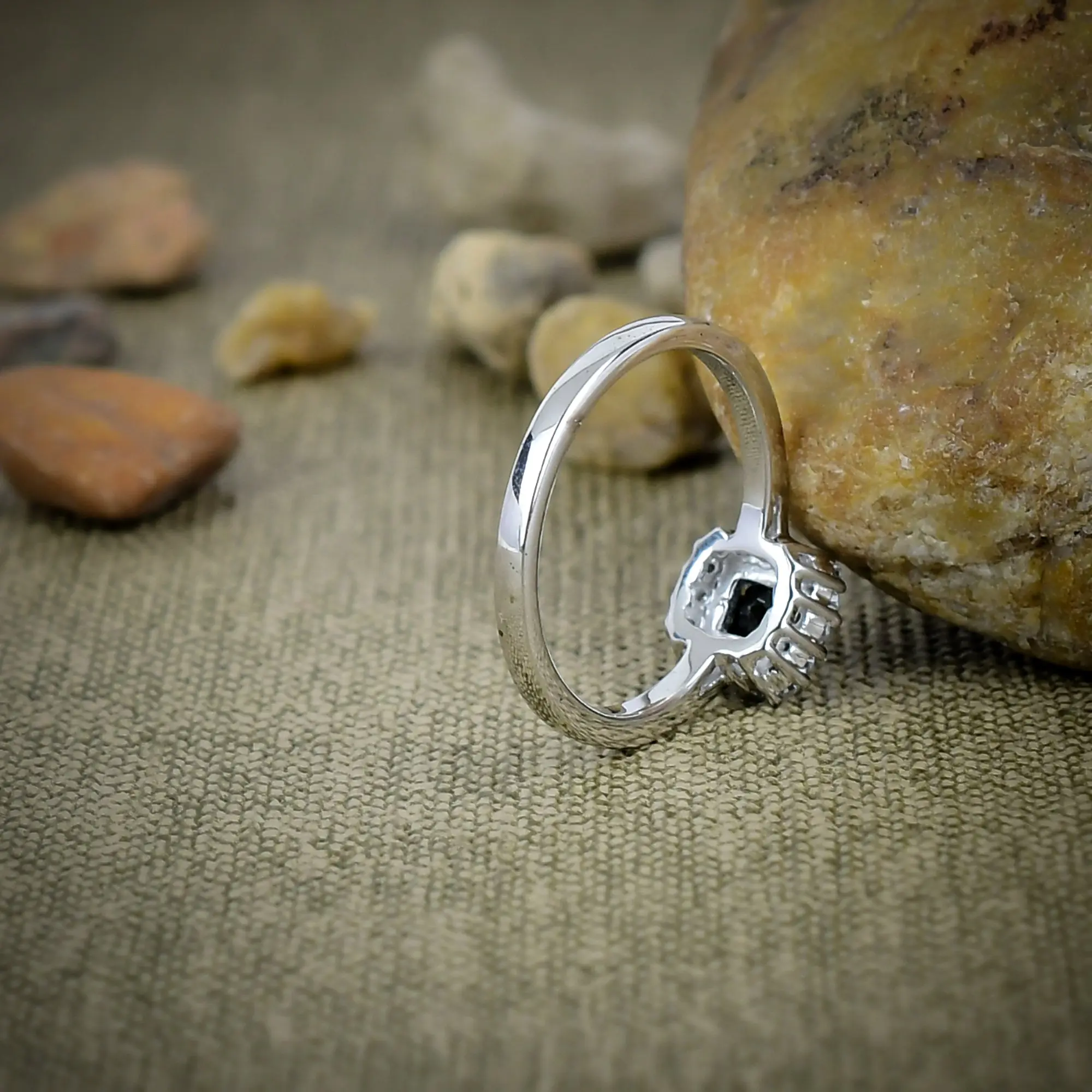 Black Spinel Ring
