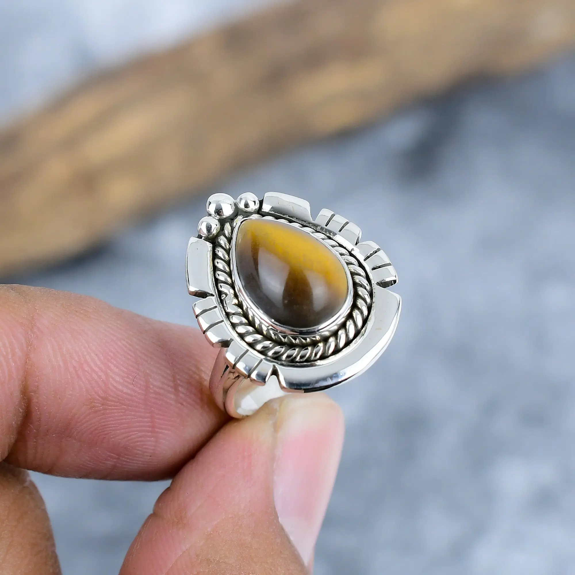 Tiger Eye Ring
