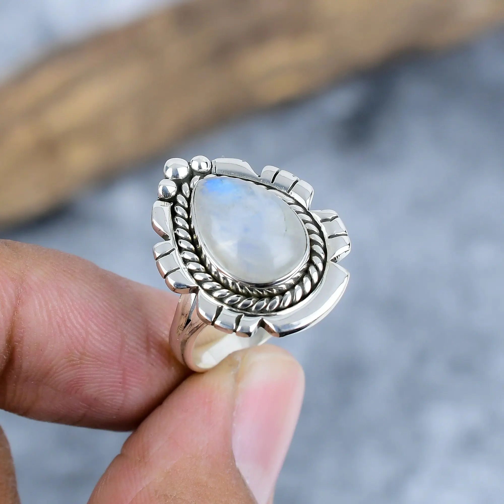 Moonstone Ring
