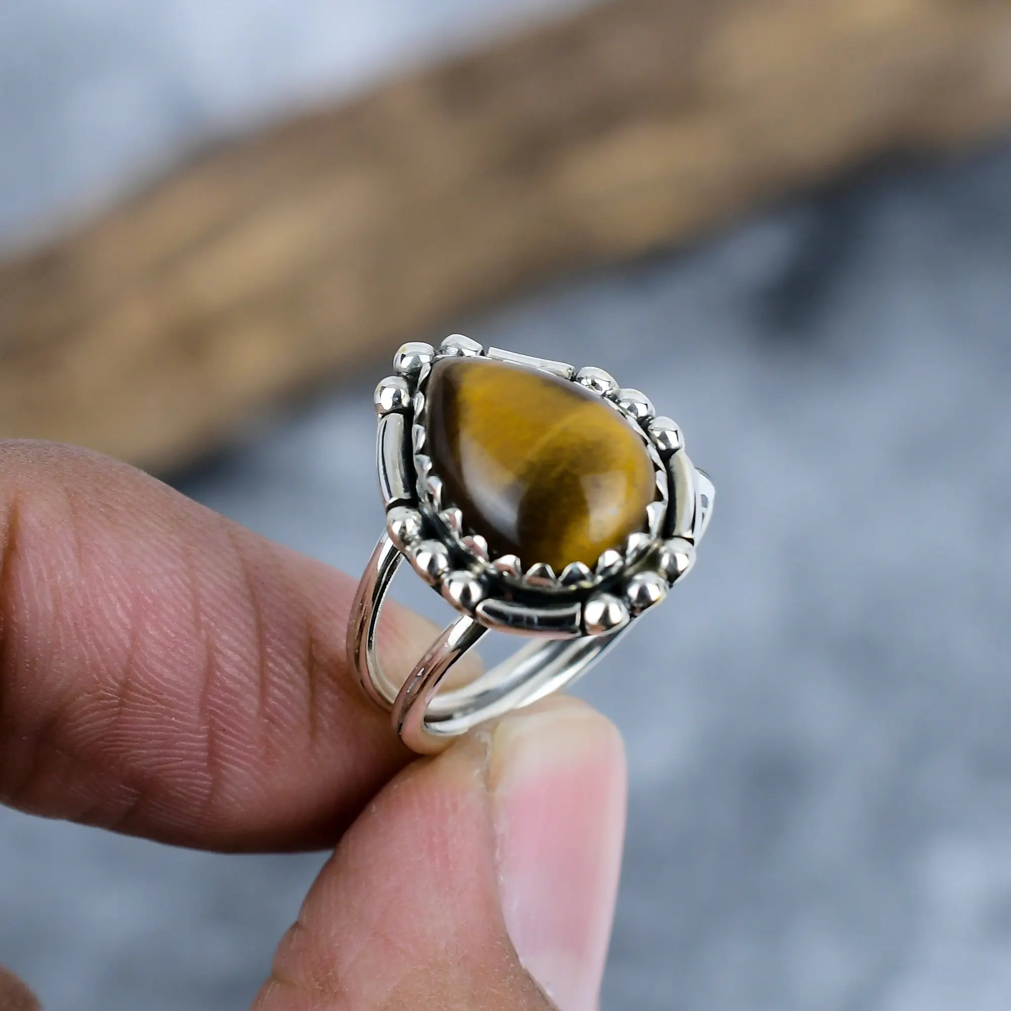 Tiger Eye Ring