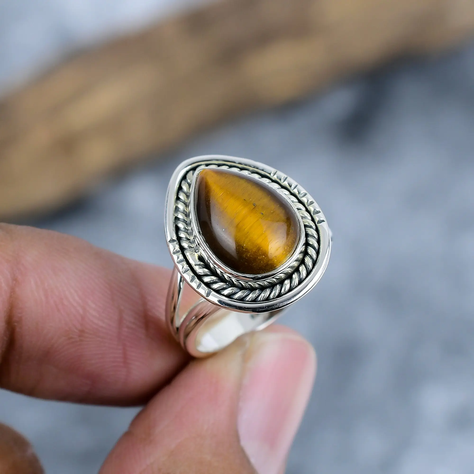 Tiger Eye Ring