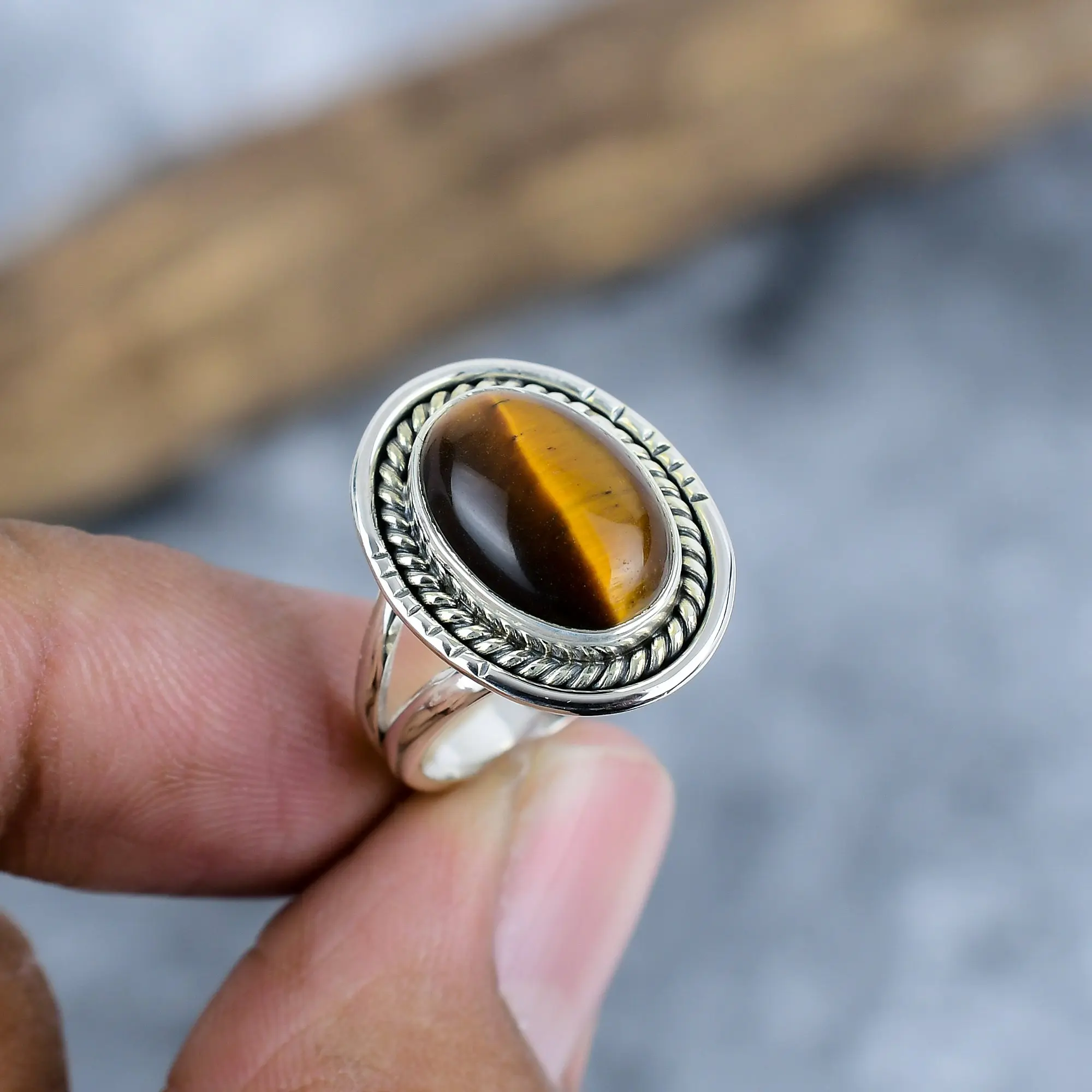 Tiger Eye Ring