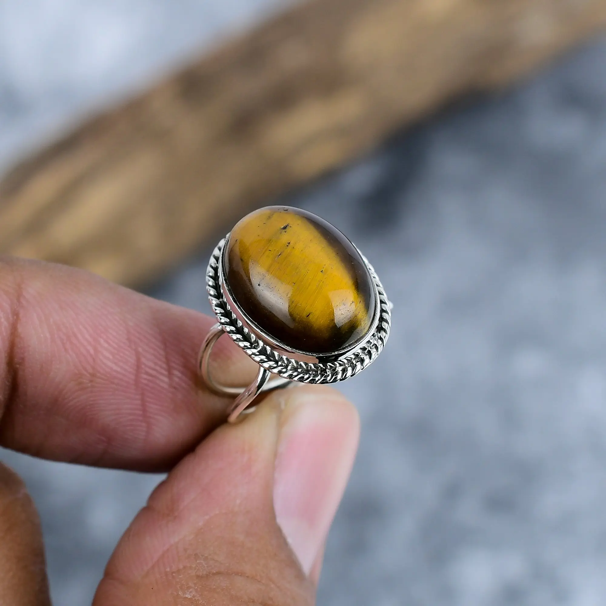 Tiger Eye Ring