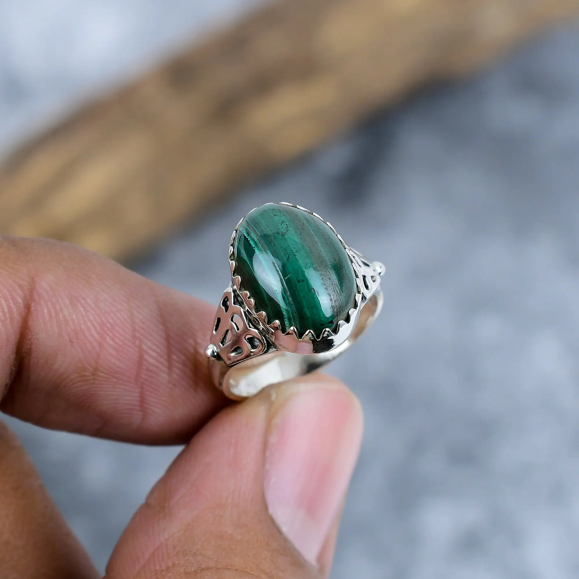 Malachite Ring