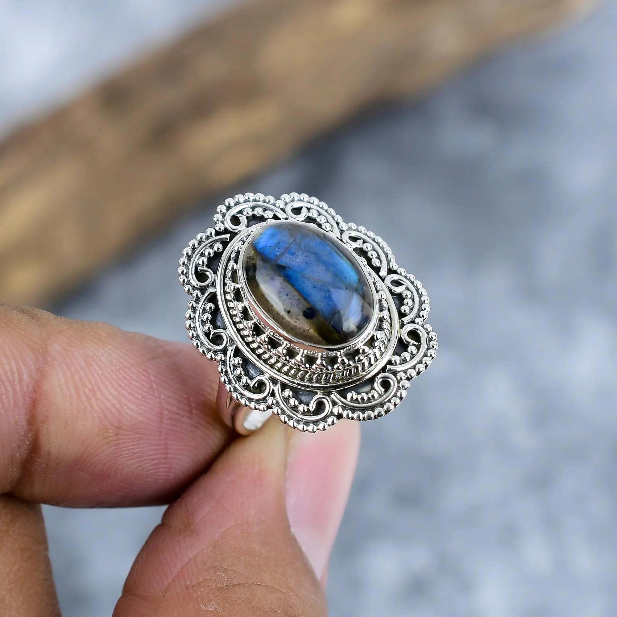 Labradorite Ring