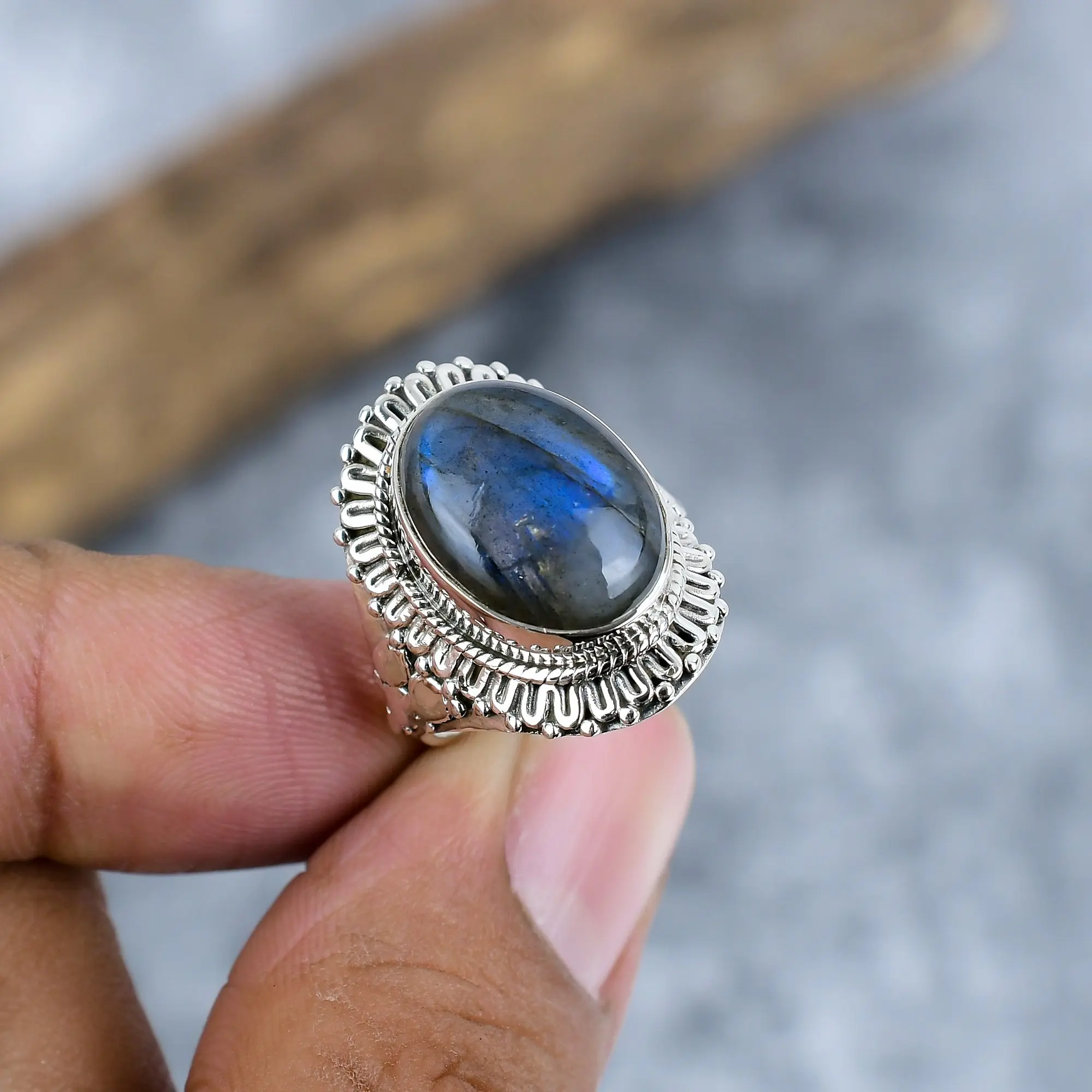 Labradorite Ring