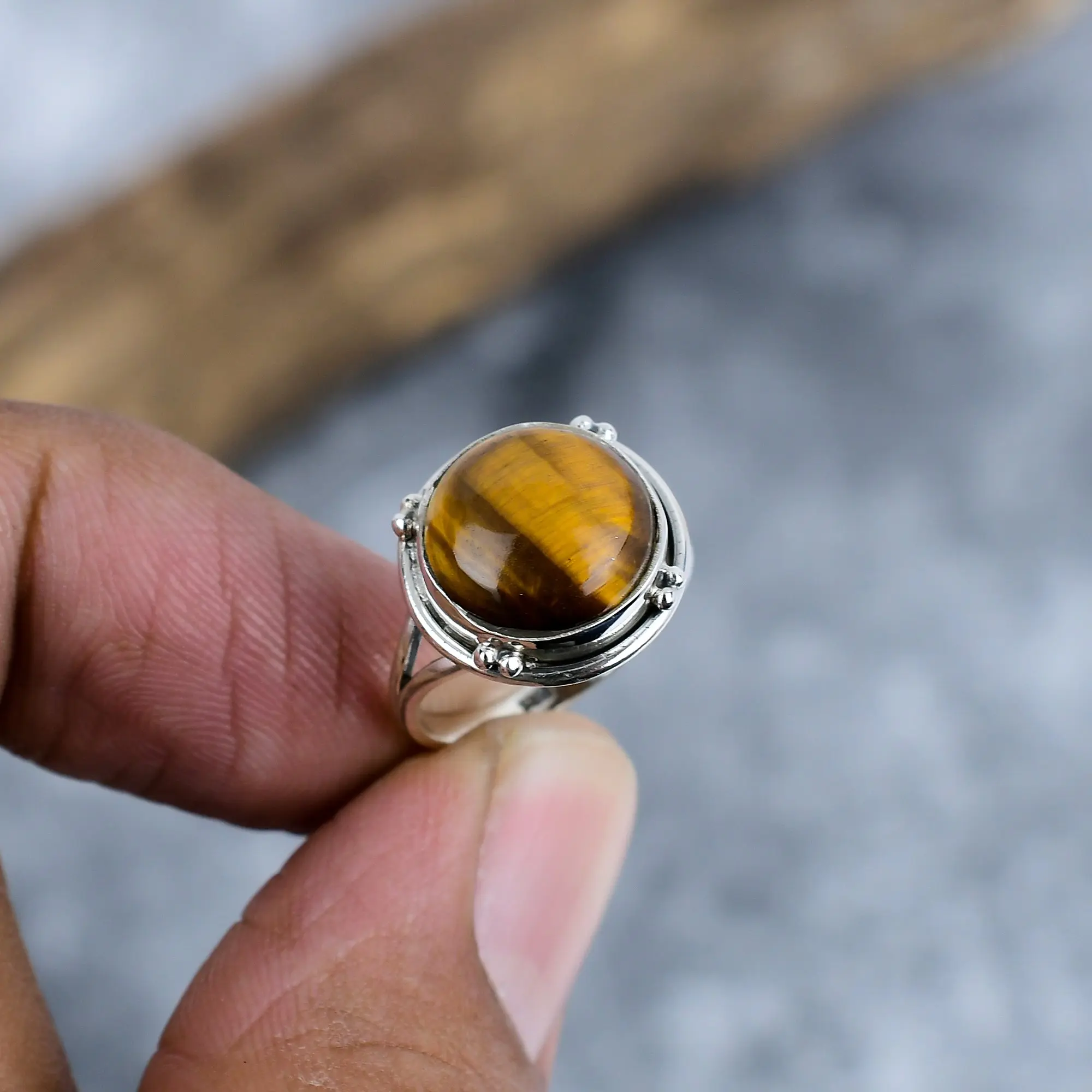 Tiger Eye Ring