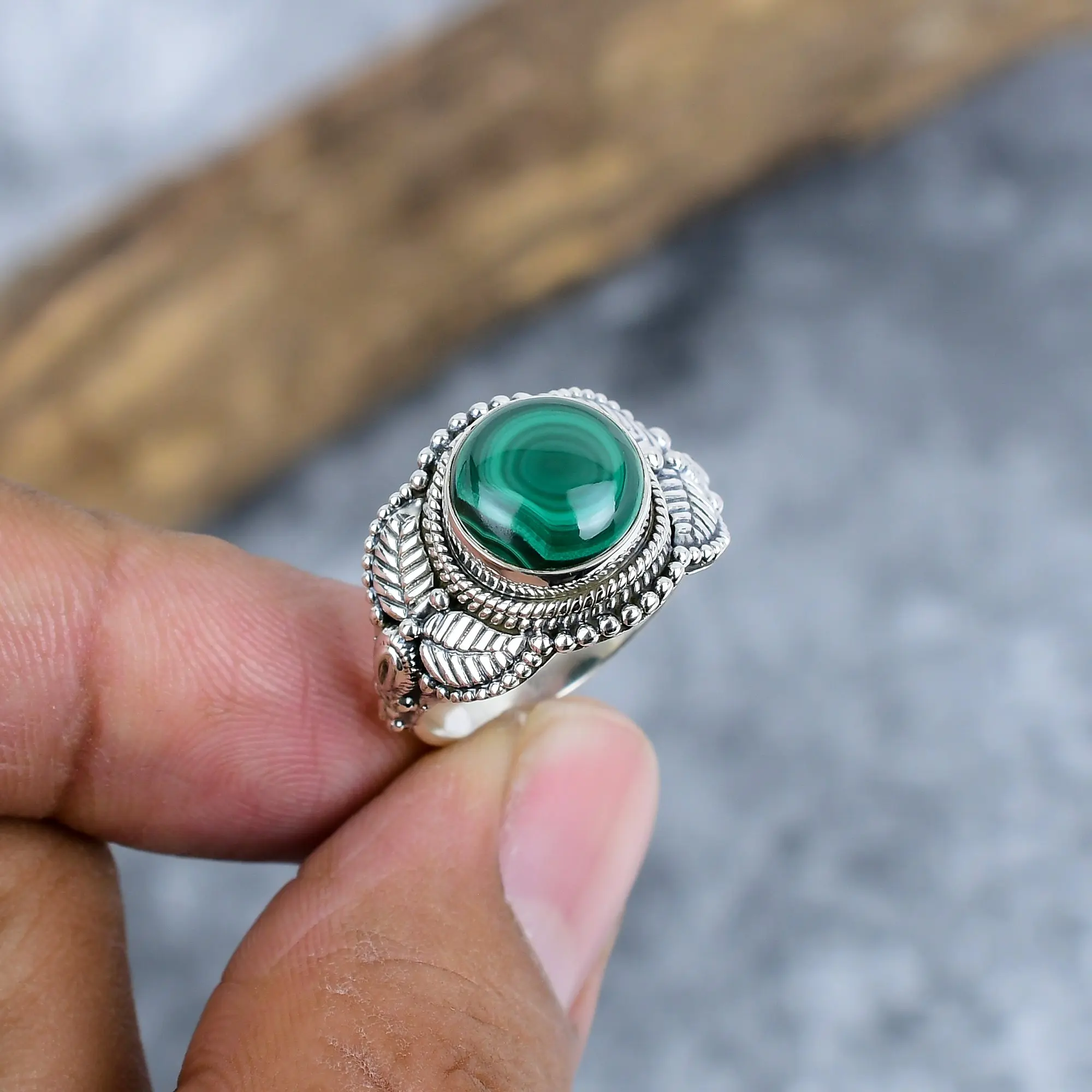 Malachite Ring