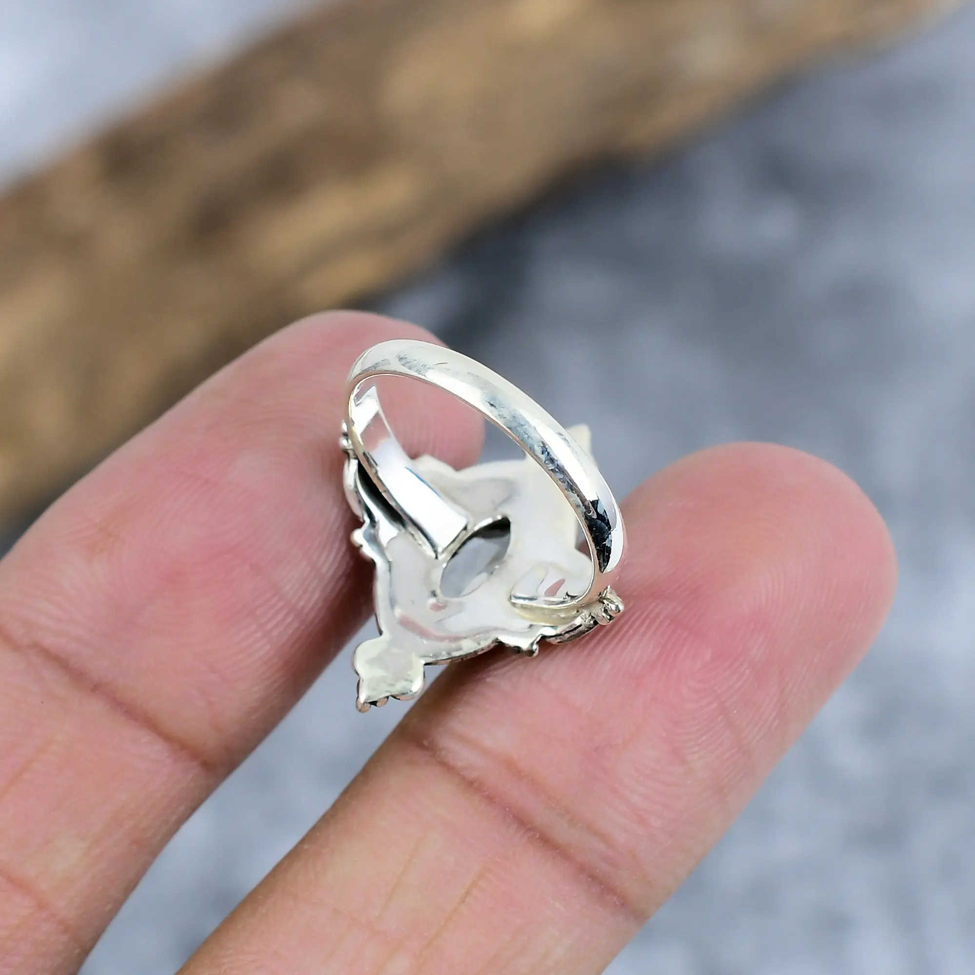 White Topaz Ring