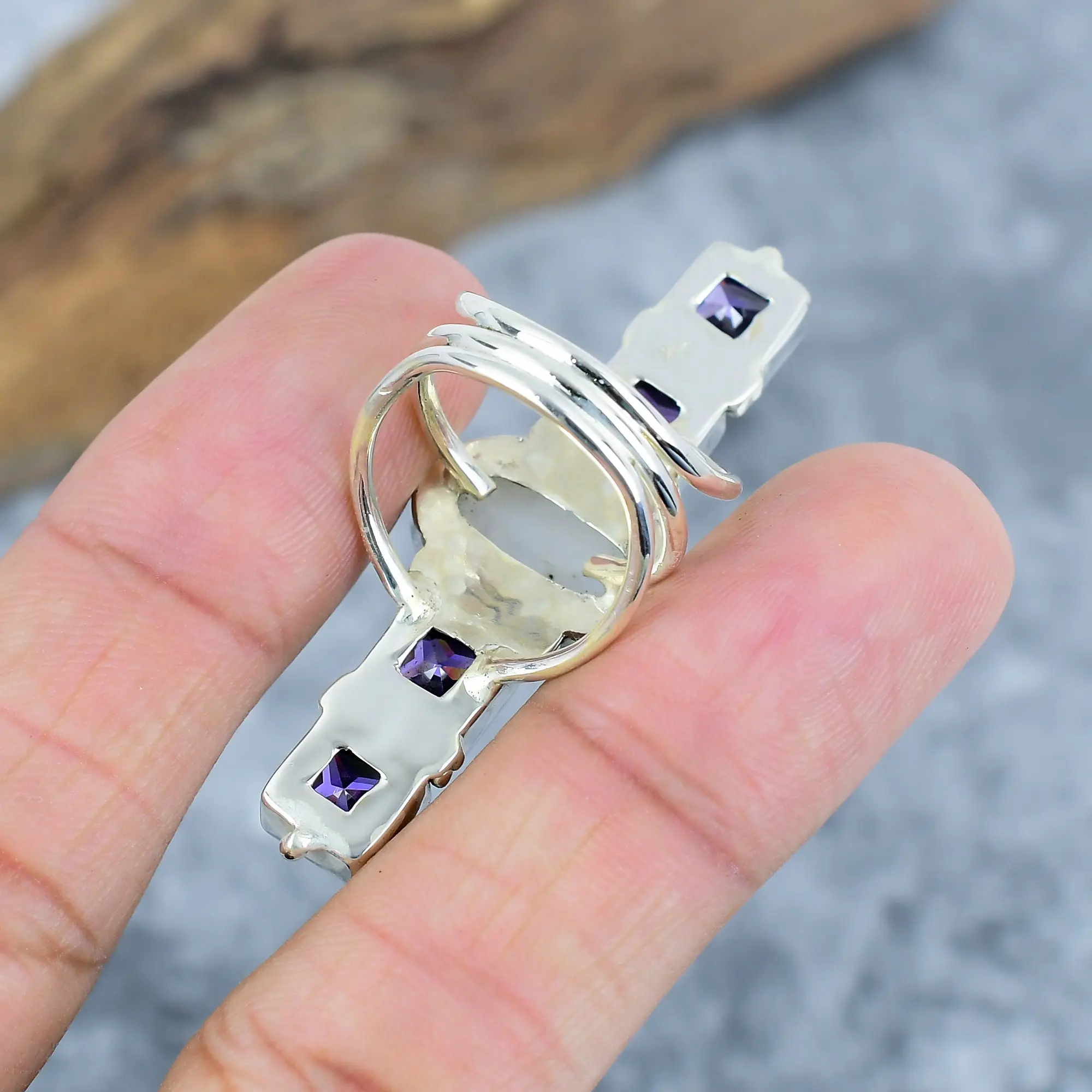 Moon Stone Ring