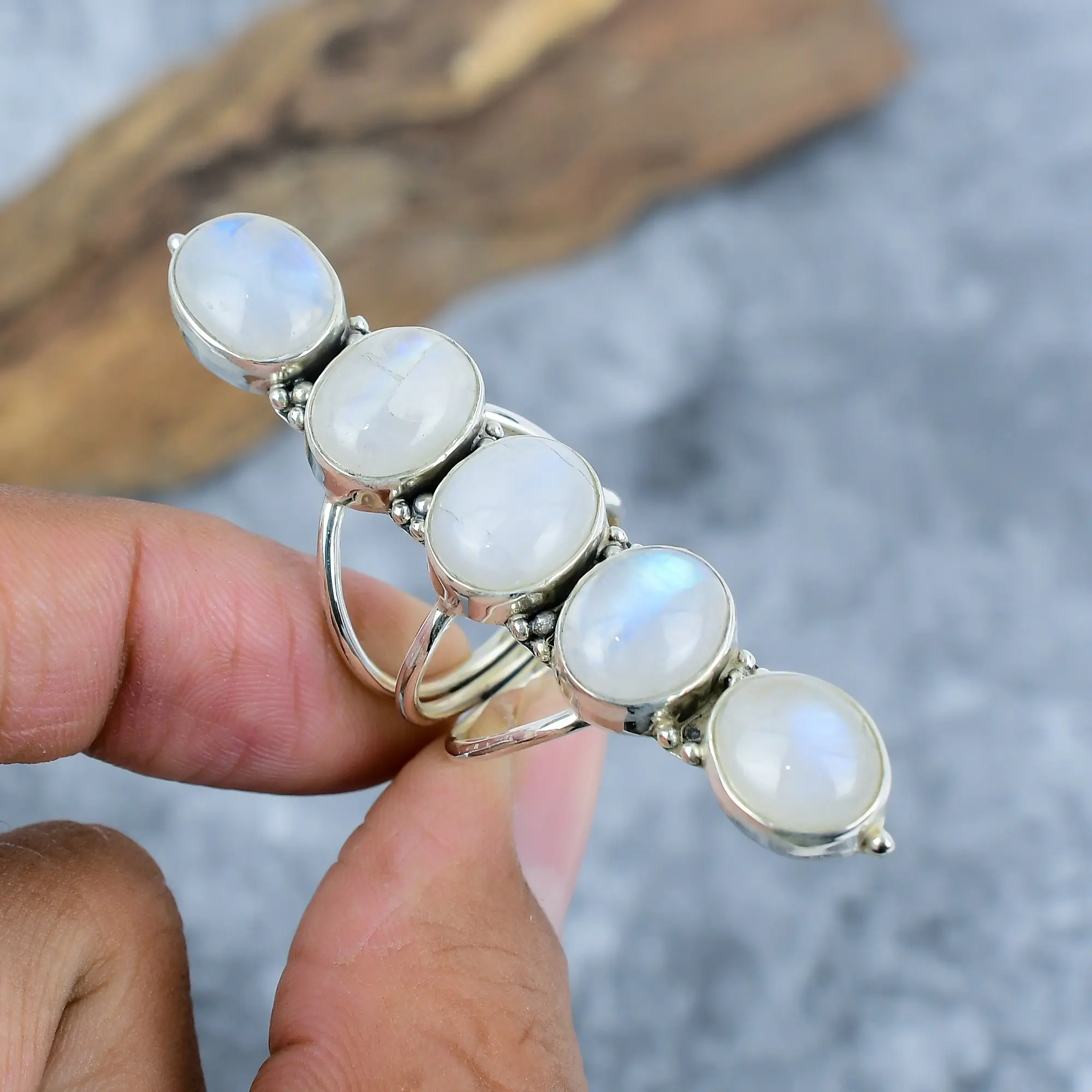 Moon Stone Ring