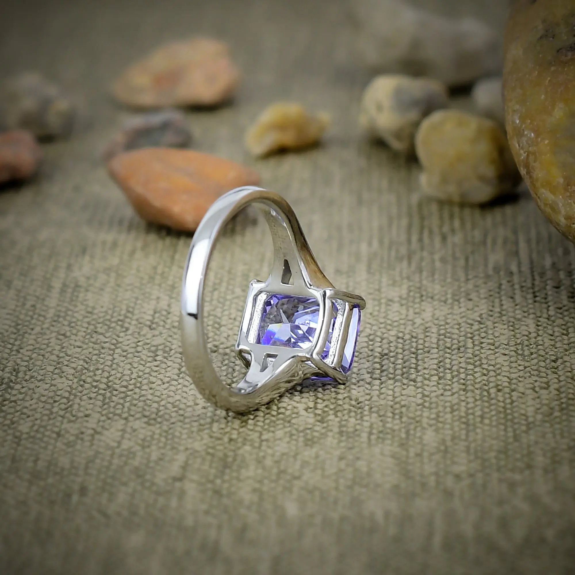 Sage Amethyst Ring