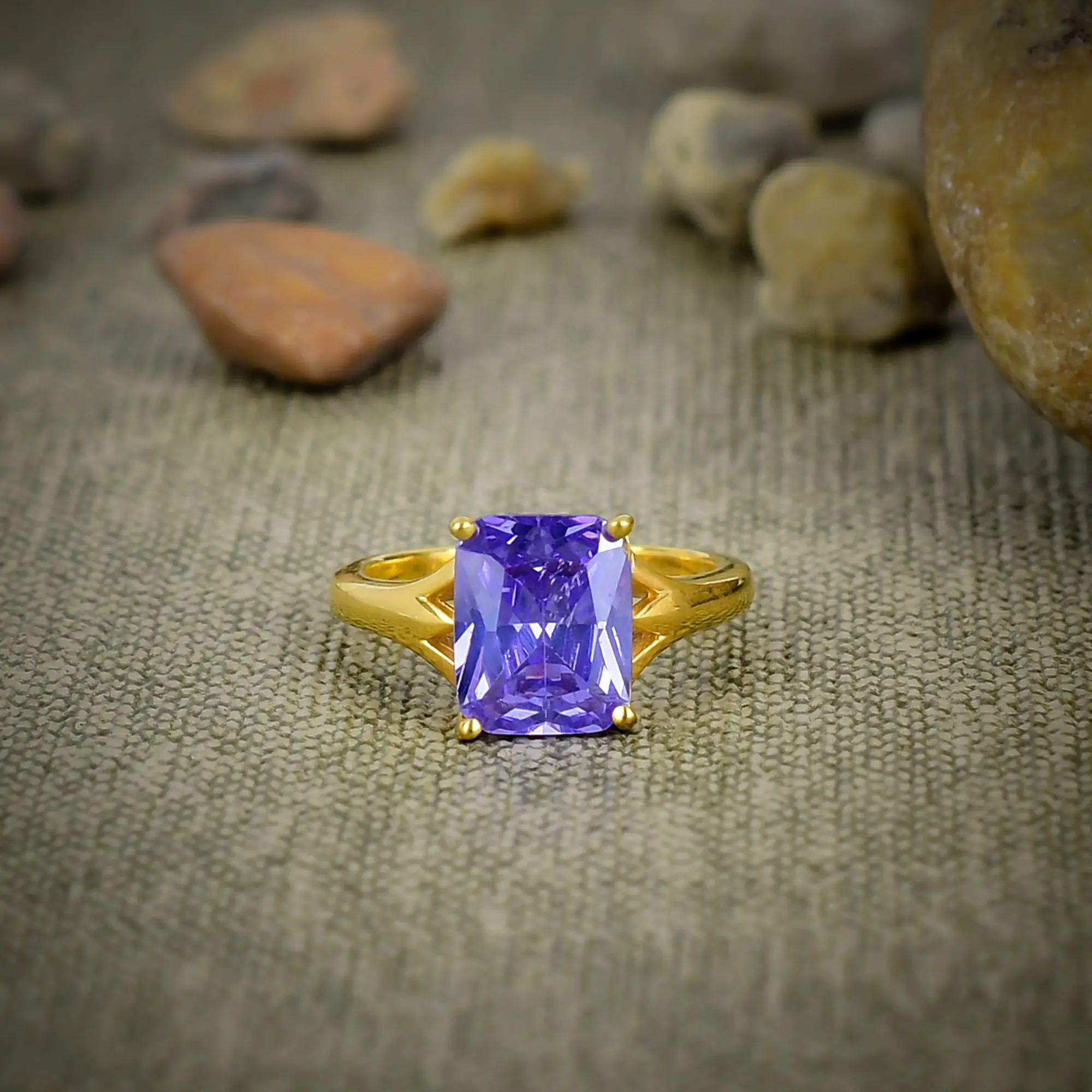 Sage Amethyst Ring