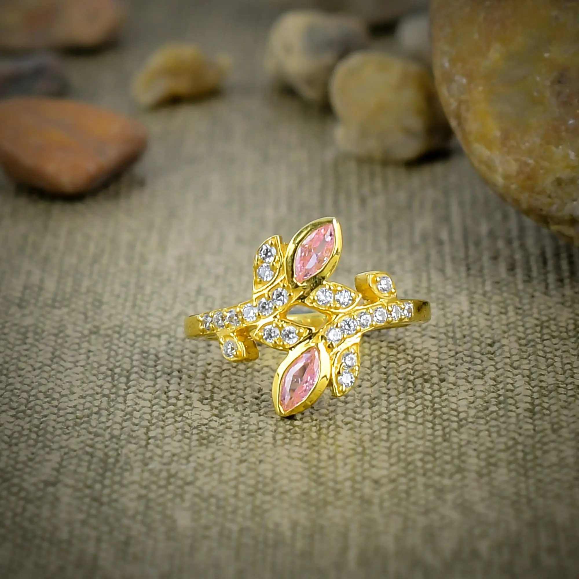 Pink Kunzite Ring