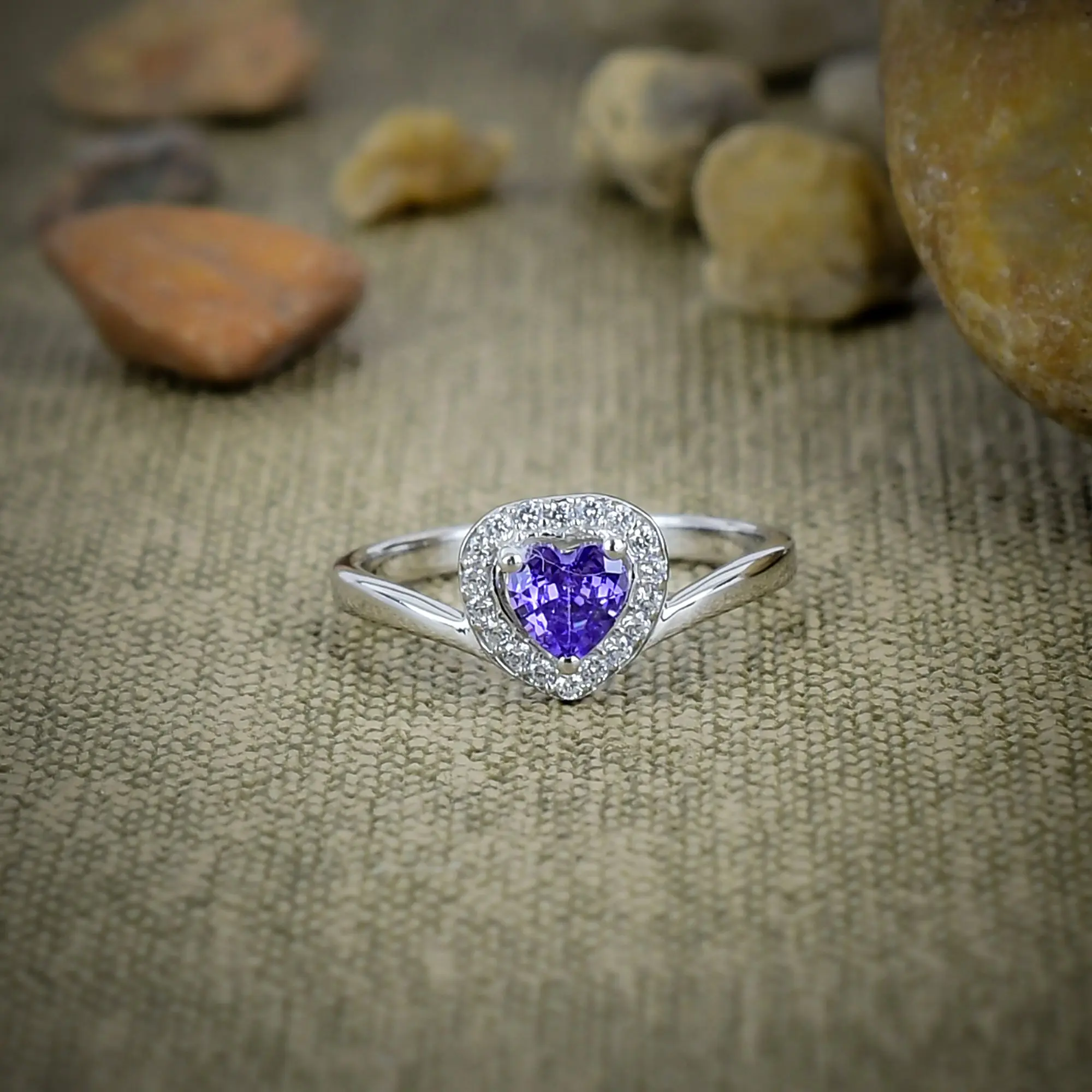 Tanzanite Quartz Ring